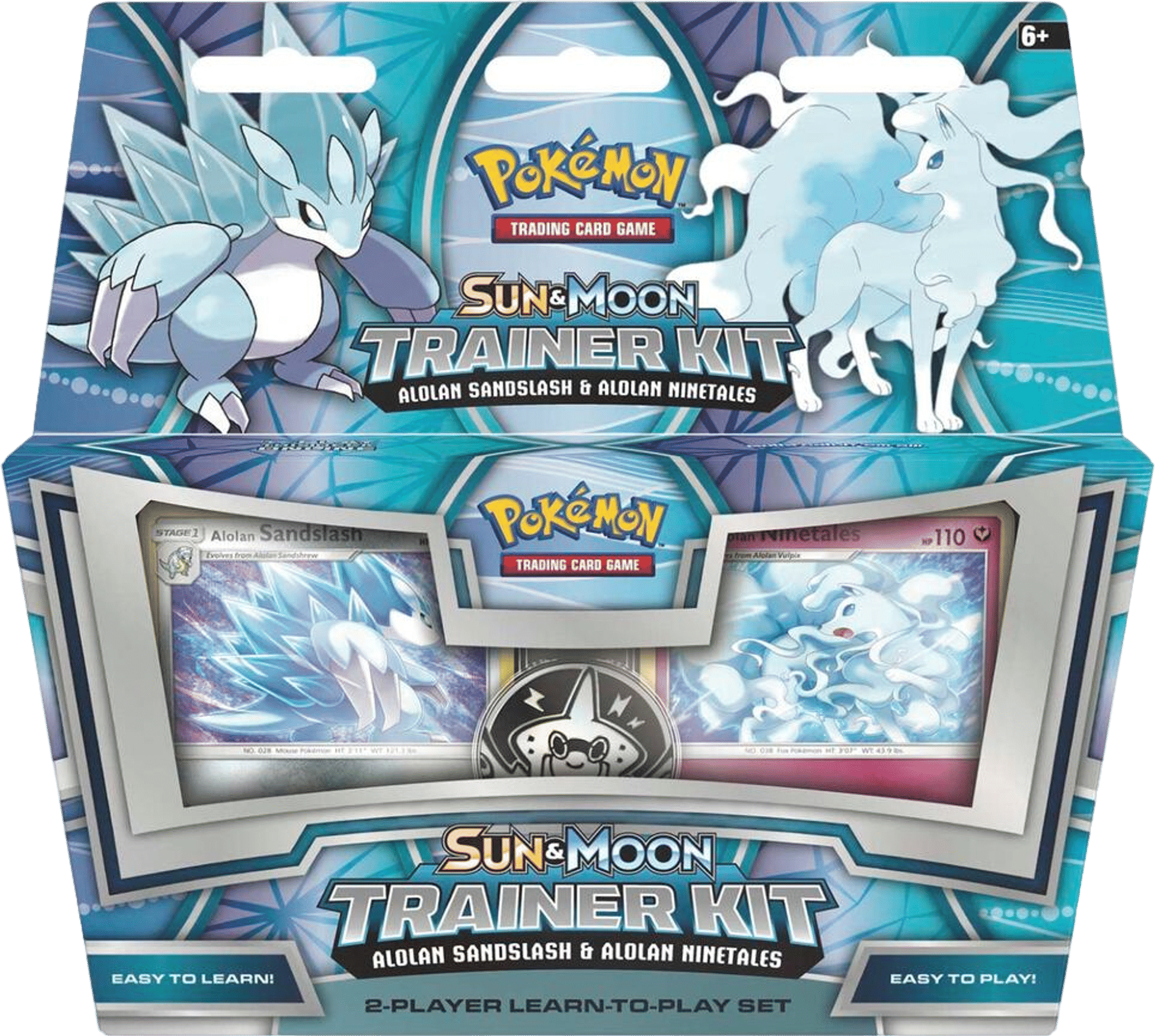 Product image for Sun & Moon Trainer Kit: Alolan Sandslash & Alolan Ninetales