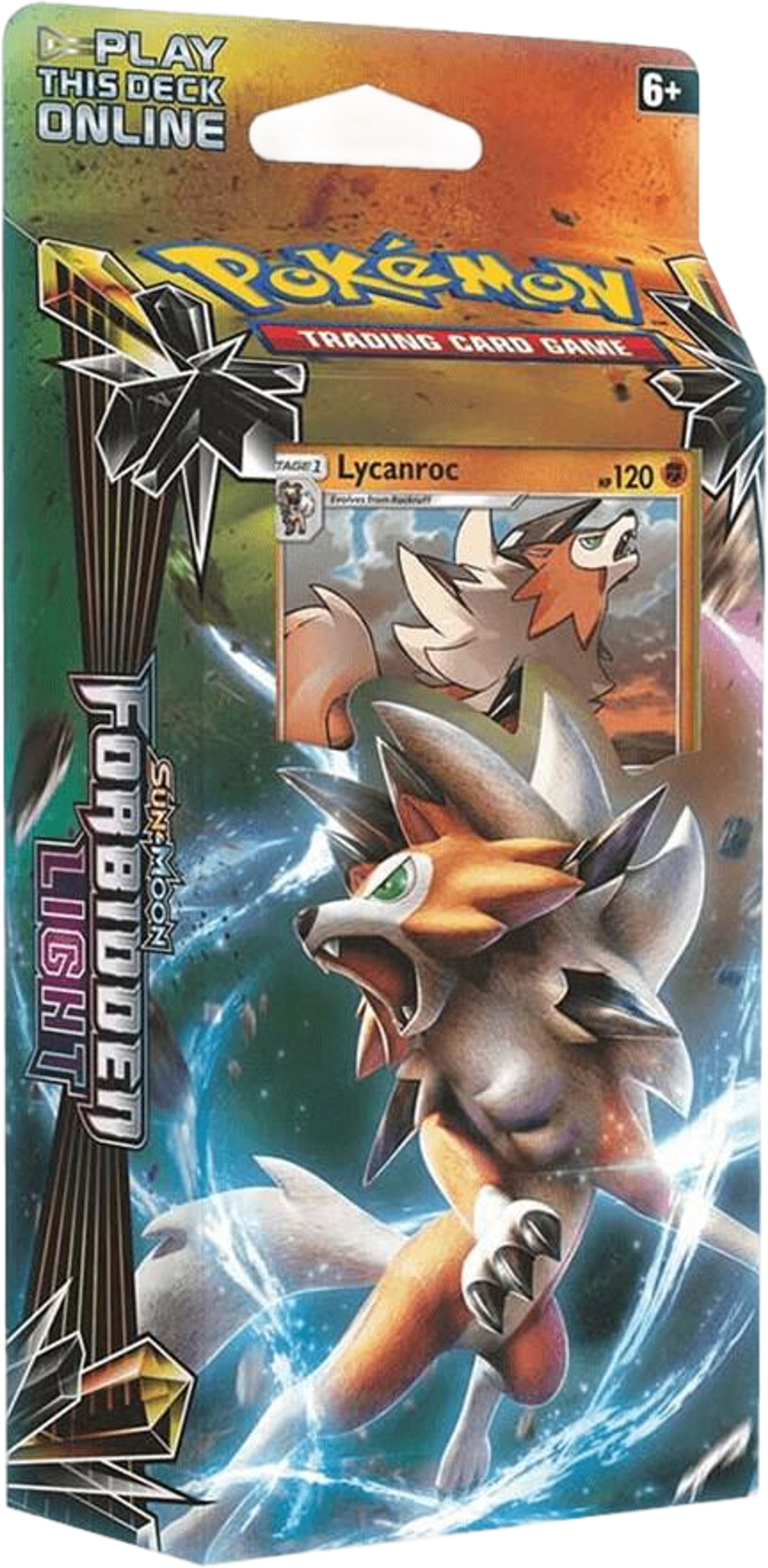 Product image for Forbidden Light Theme Deck - "Twilight Rogue" [Lycanroc]