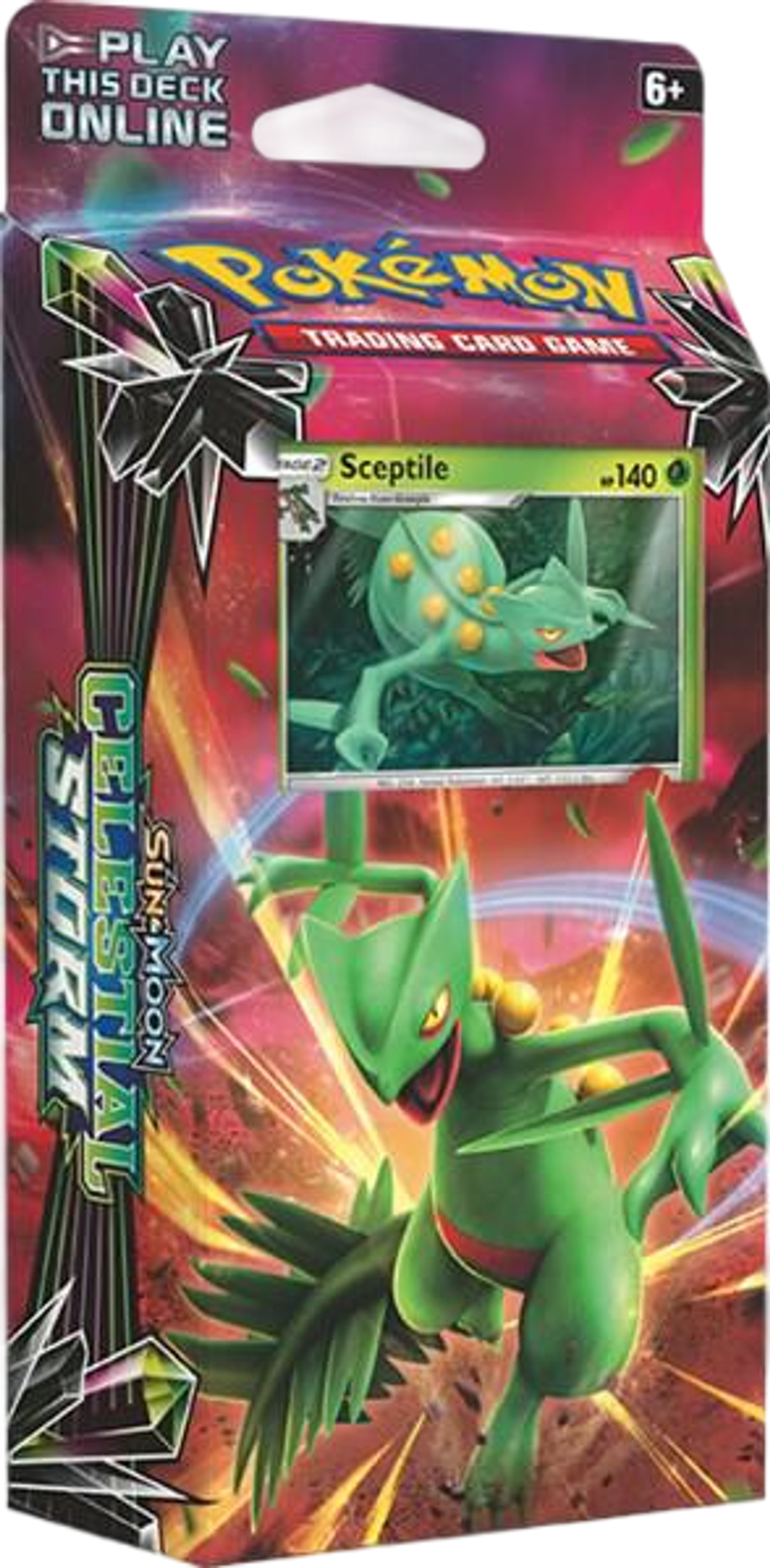 Product image for Celestial Storm Theme Deck - "Leaf Charge" [Sceptile]