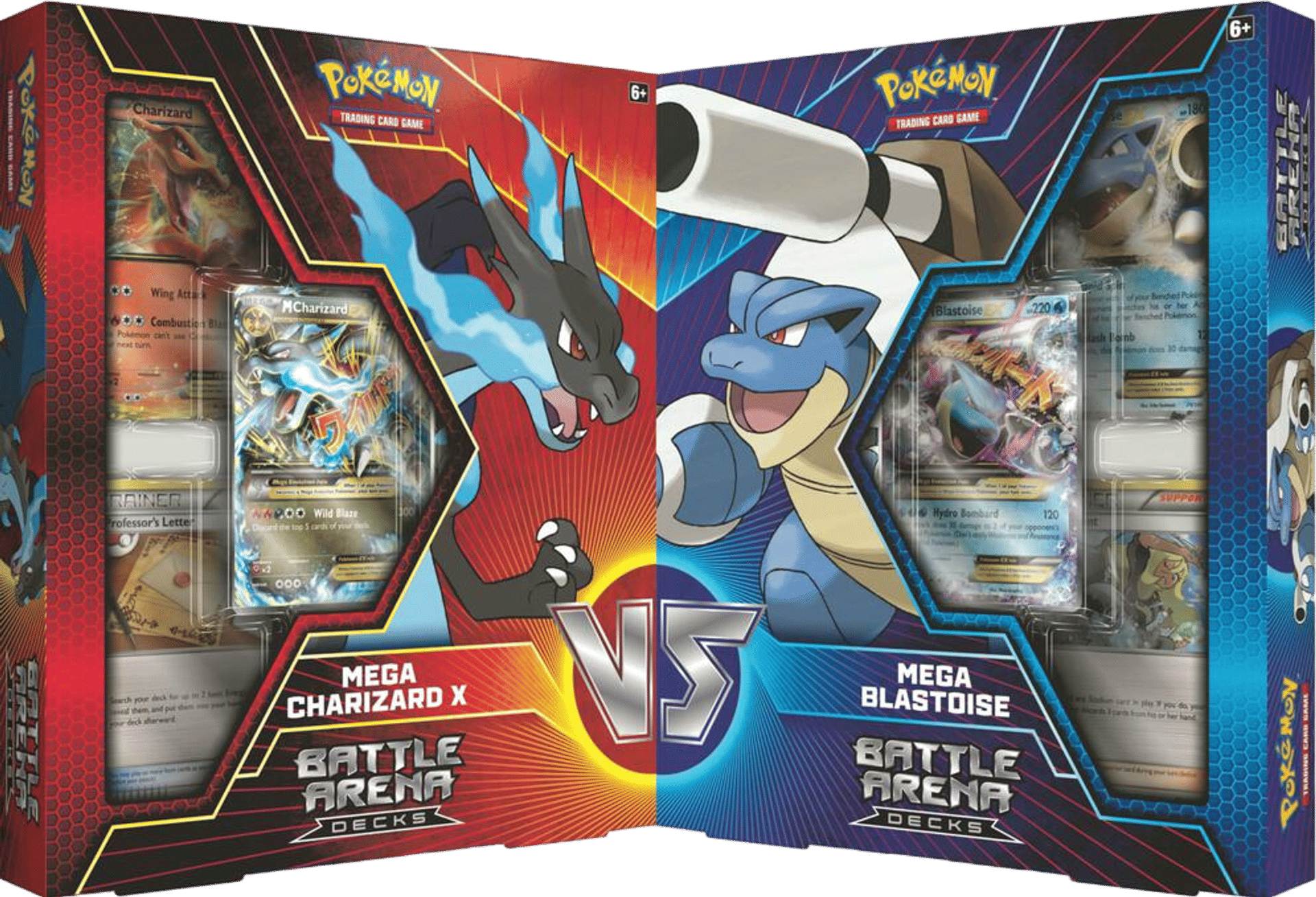 Product image for Battle Arena Deck [Mega Blastoise & Mega Charizard X]