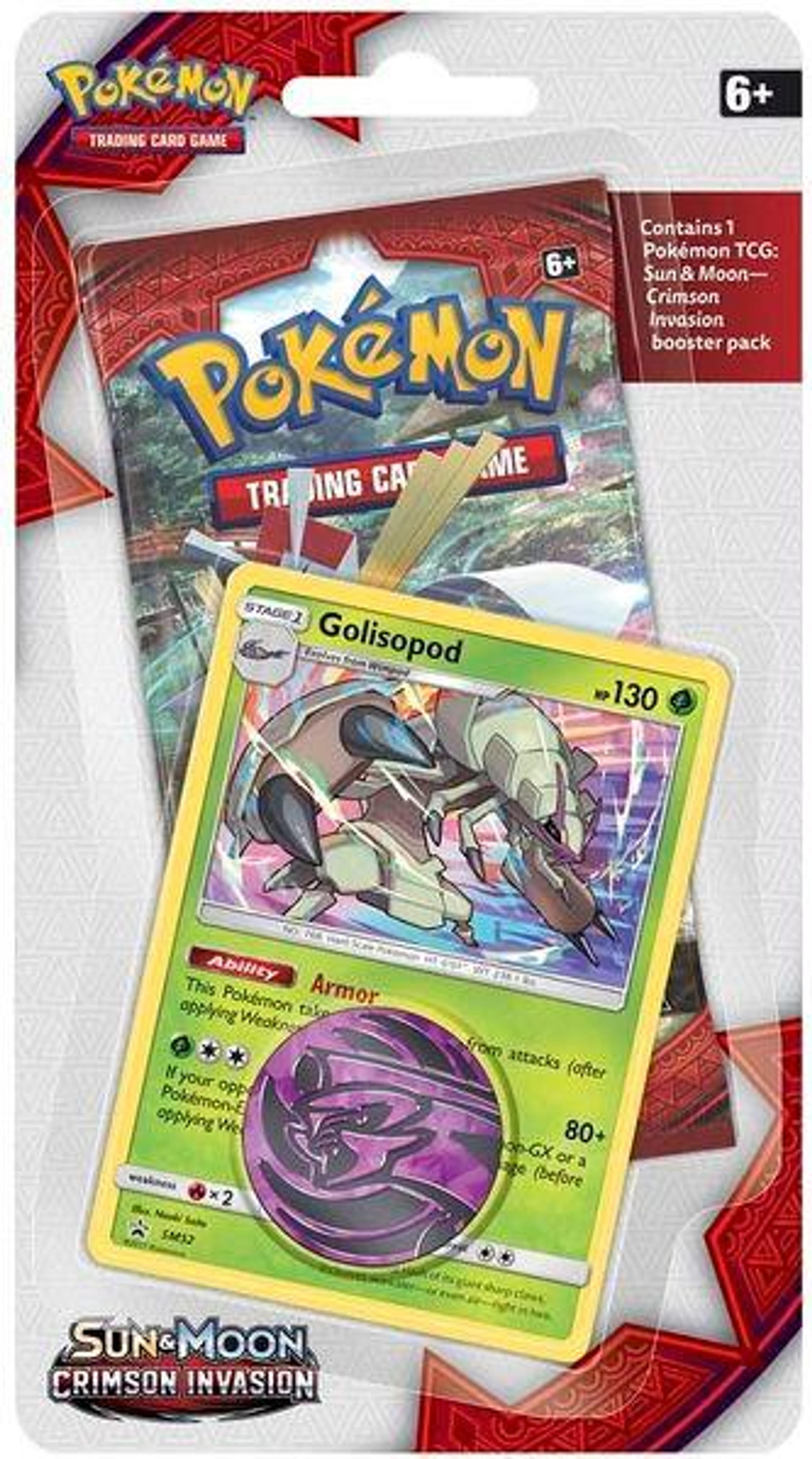 Product image for Crimson Invasion Single Pack Blister [Golisopod]