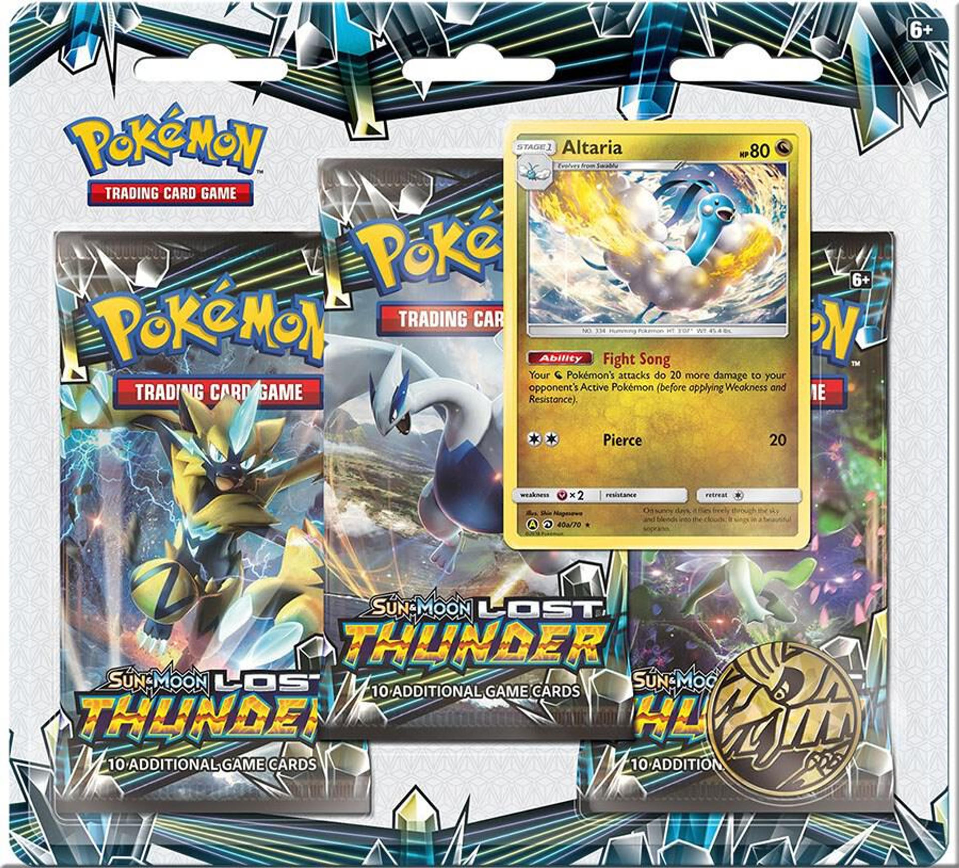Product image for Lost Thunder 3 Pack Blister [Altaria]