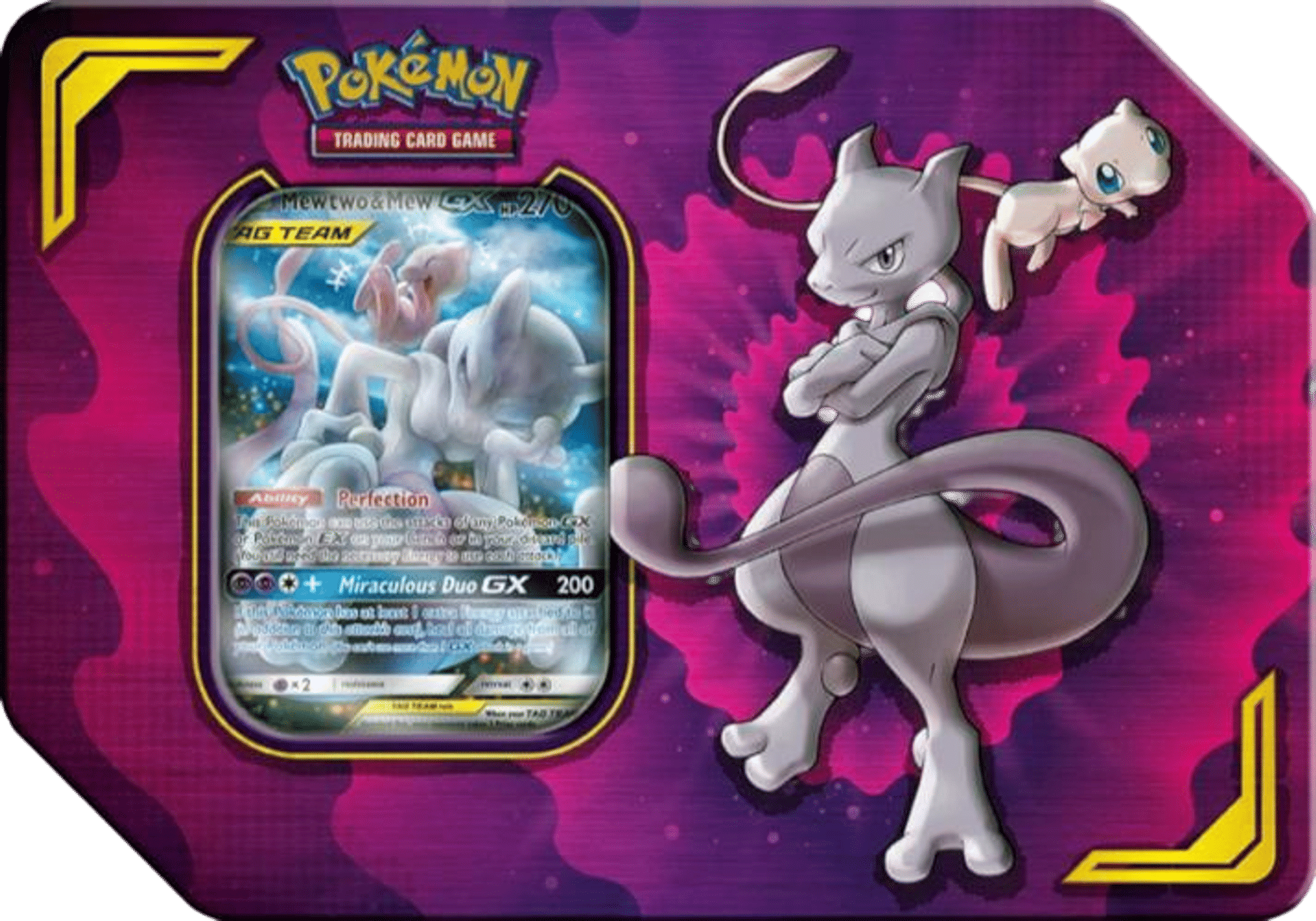 Product image for Power Partnership Tin [Mewtwo & Mew GX]