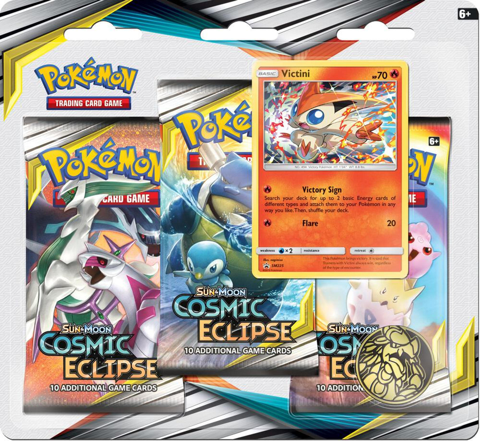 Product image for Cosmic Eclipse 3 Pack Blister [Victini]