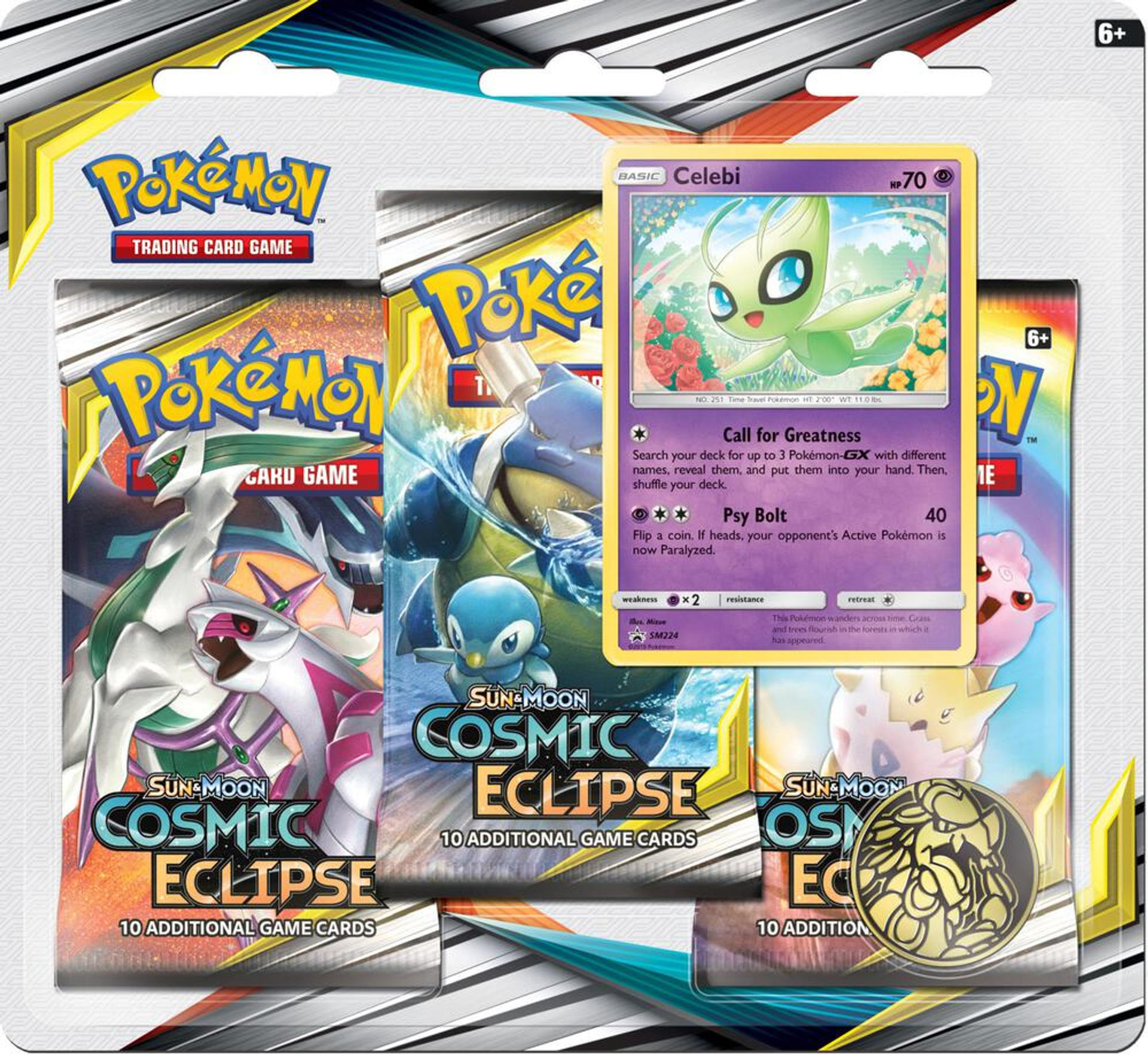 Product image for Cosmic Eclipse 3 Pack Blister [Celebi]