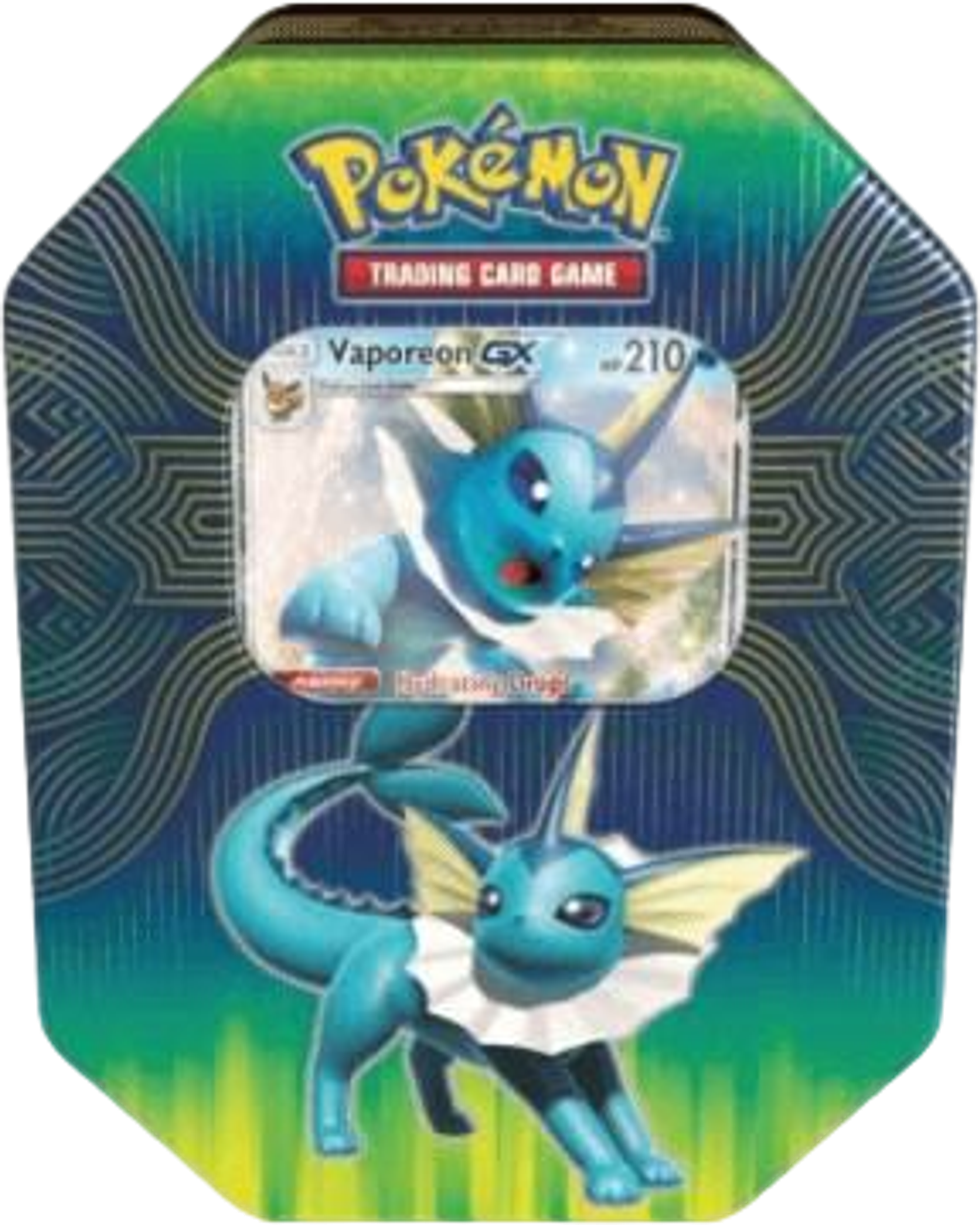 Elemental Power Tin [Vaporeon GX] from Miscellaneous Cards & Products - Pokémon