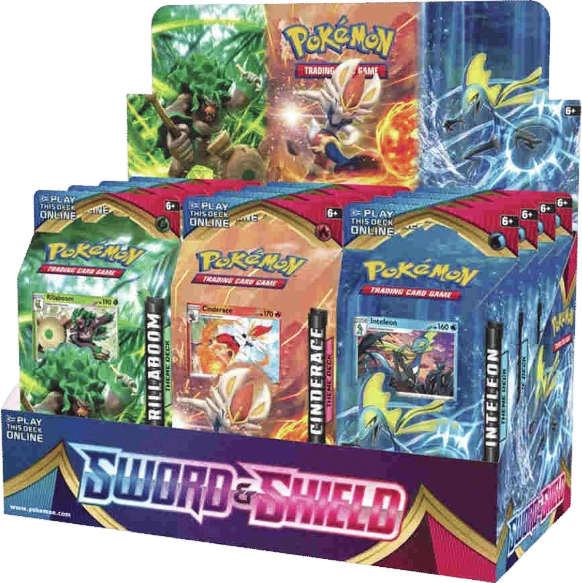 Product image for Sword & Shield Theme Deck Display