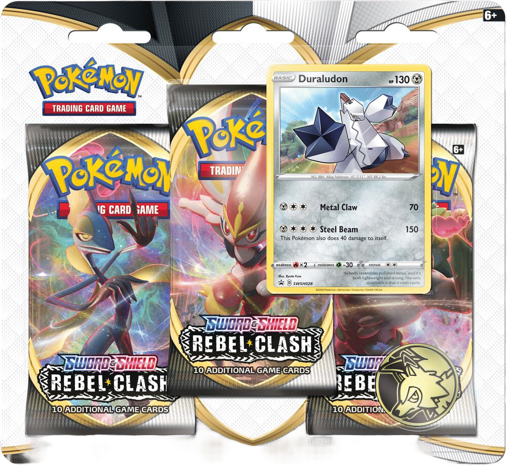 Tripack Clash des Rebelles : Duralugon — SWSH02: Rebel Clash — Pokemon