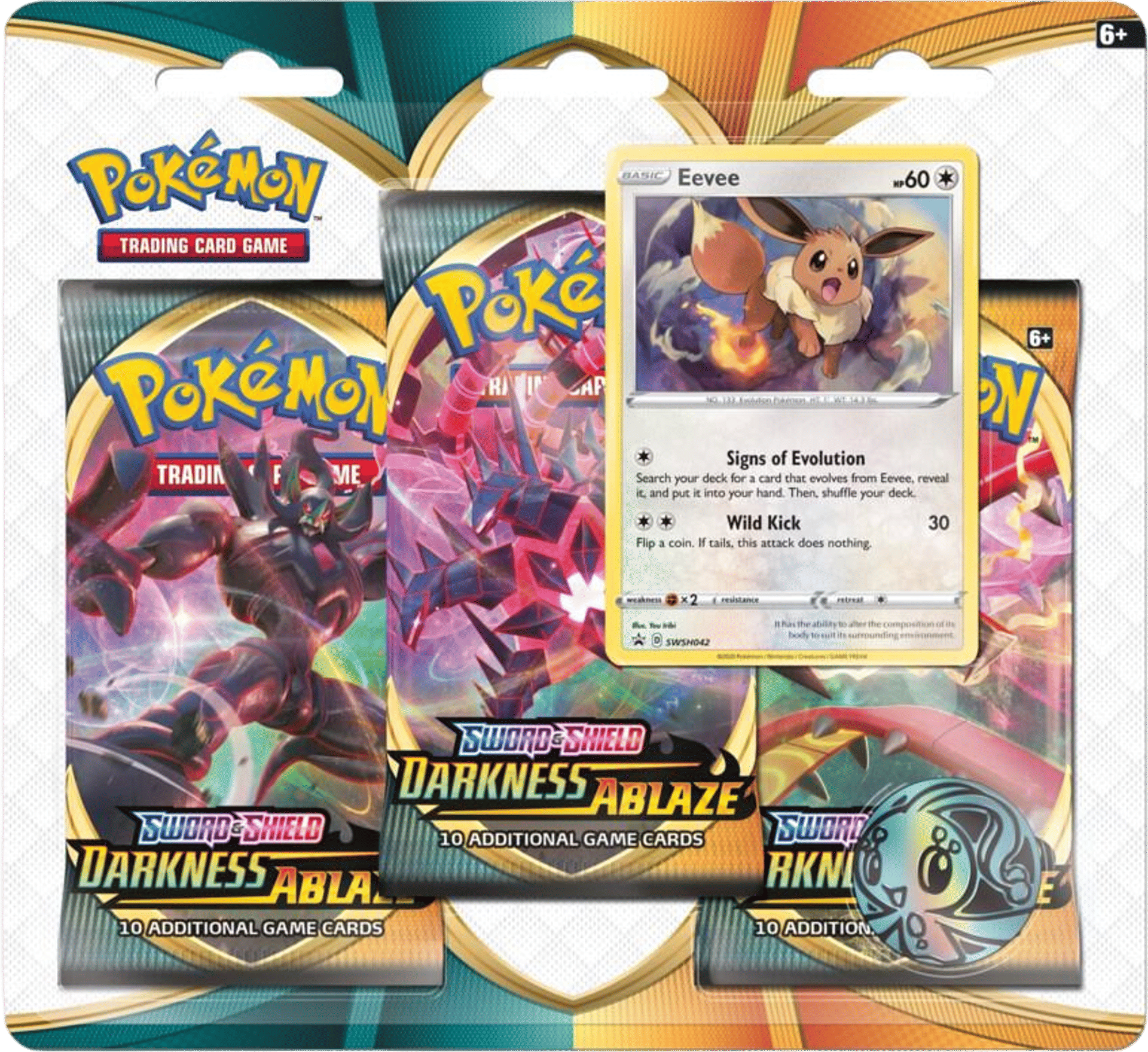 Product image for Blister 3-Pack de Darkness Ablaze: Eevee