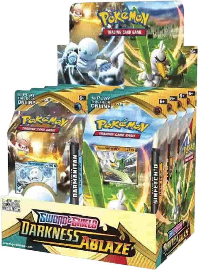 Darkness Ablaze Theme Deck Display — SWSH03: Darkness Ablaze — Pokemon