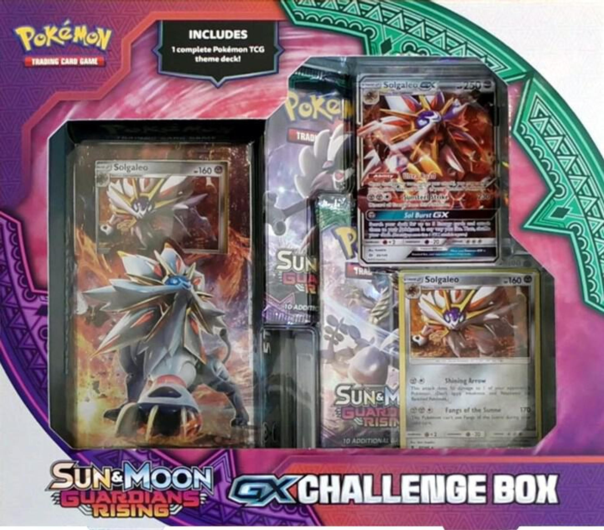 Solgaleo GX Challenge Box from SM - Guardians Rising - Pokémon