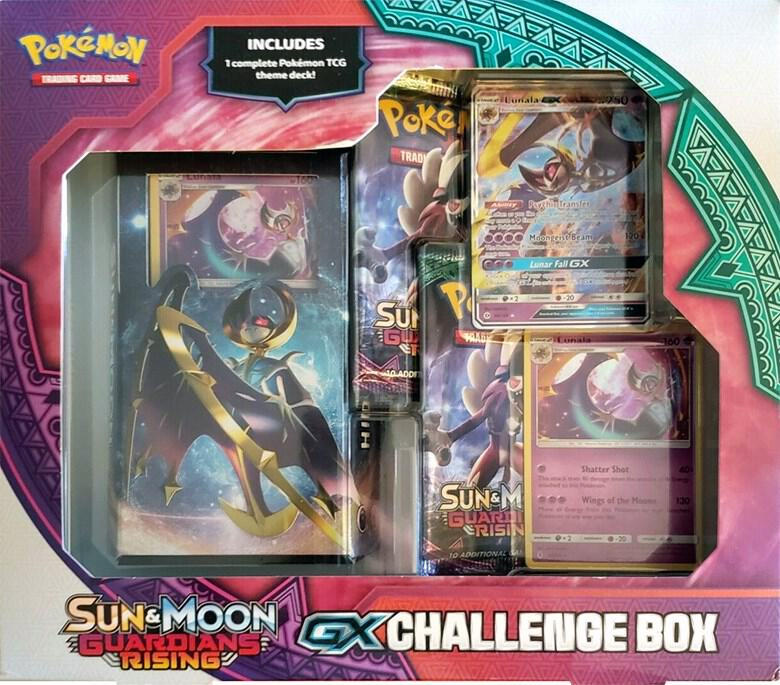 Lunala GX Challenge Box — SM - Guardians Rising — Pokemon