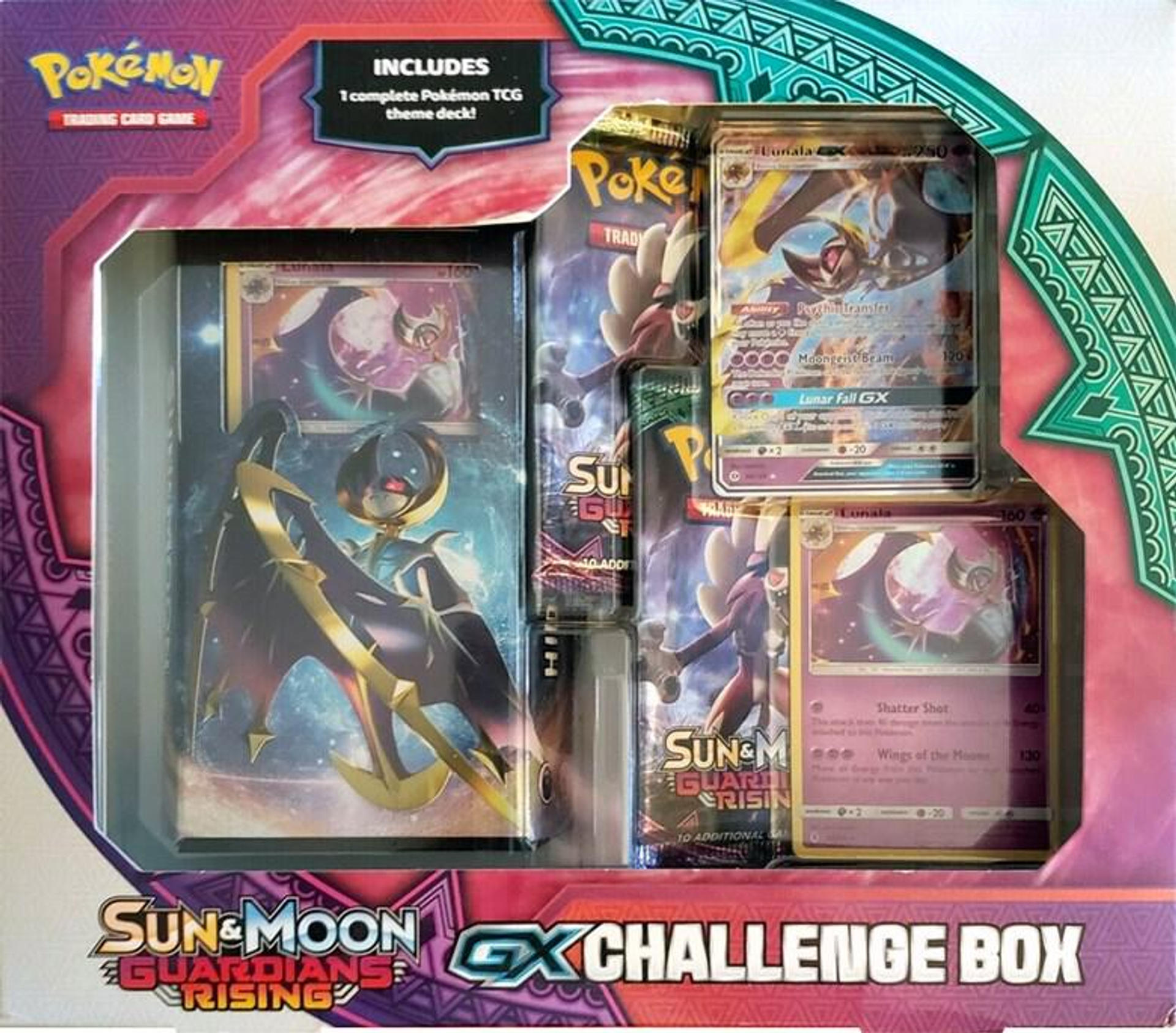 Lunala GX Challenge Box from SM - Guardians Rising - Pokémon