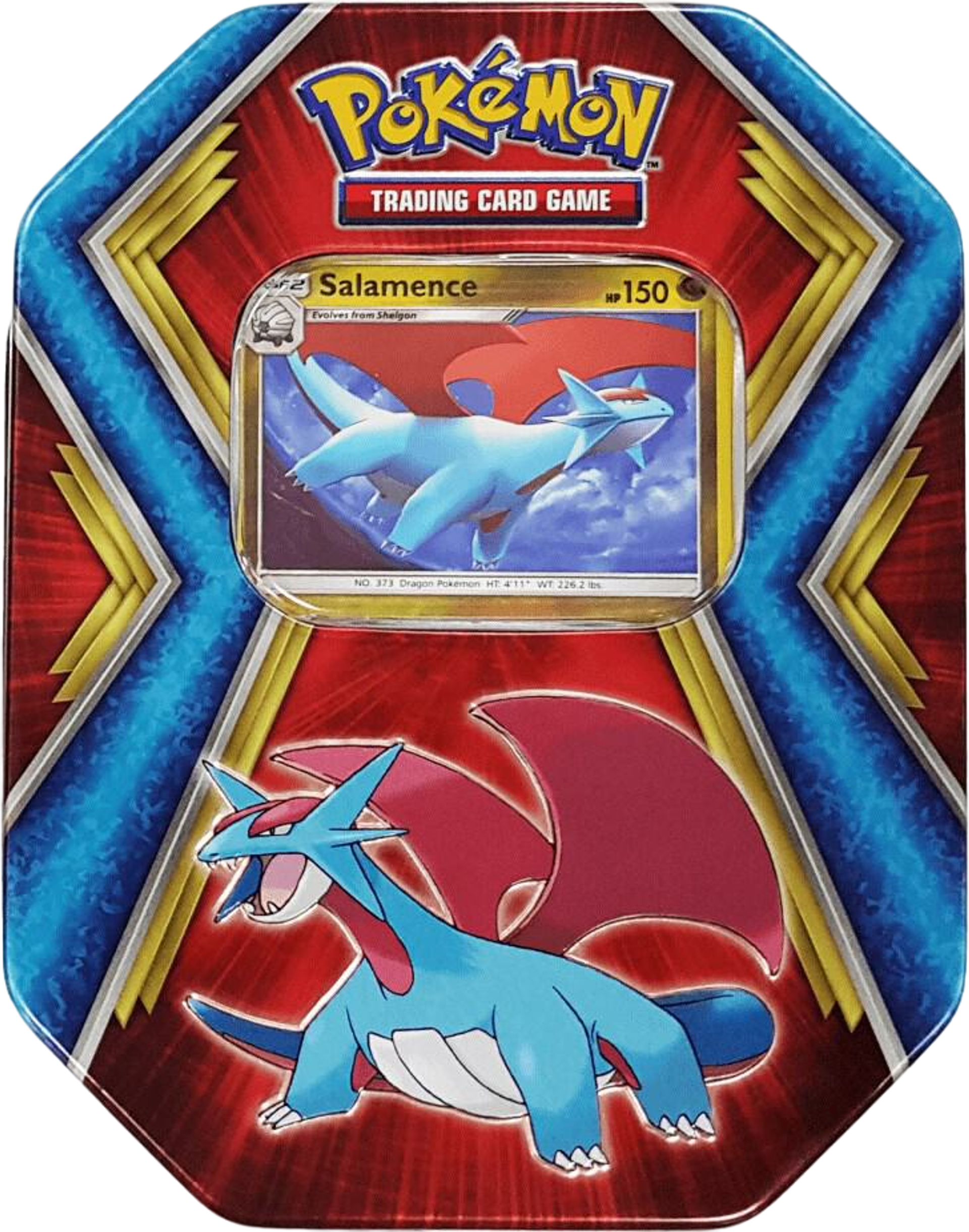 Salamence Dragons Tin from Miscellaneous Cards & Products - Pokémon