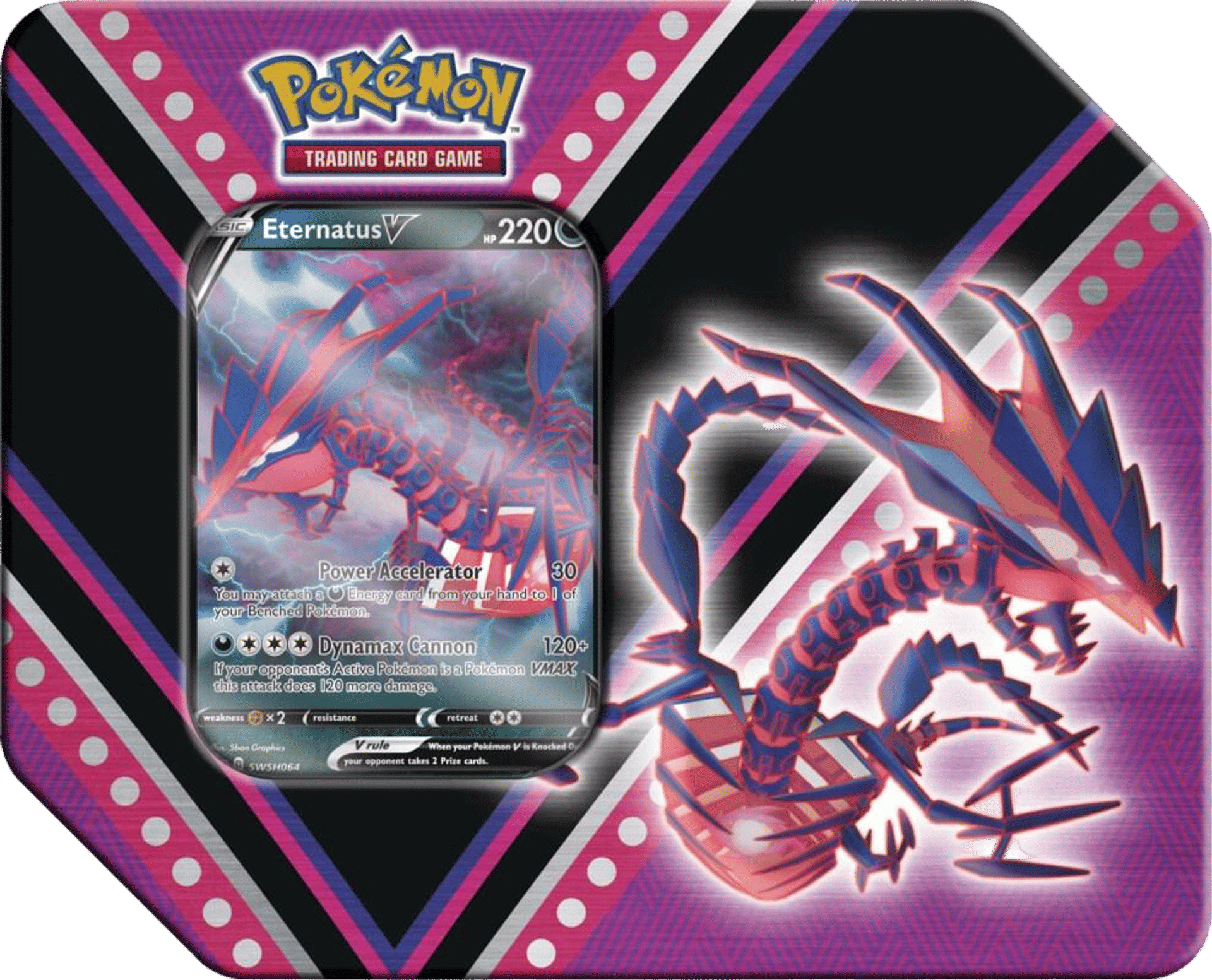 V Powers Tin [Eternatus V] from Miscellaneous Cards & Products - Pokémon