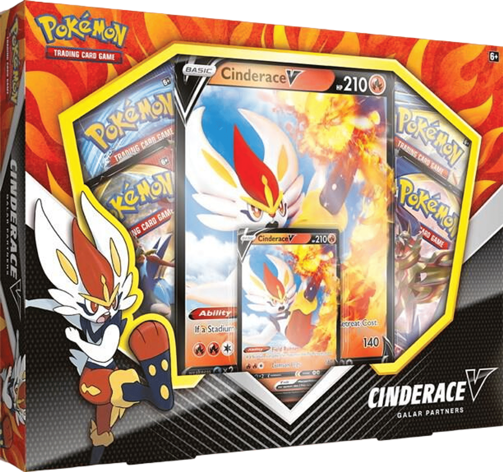 Galar Partners Box [Cinderace V] from SWSH01: Sword & Shield Base Set - Pokémon