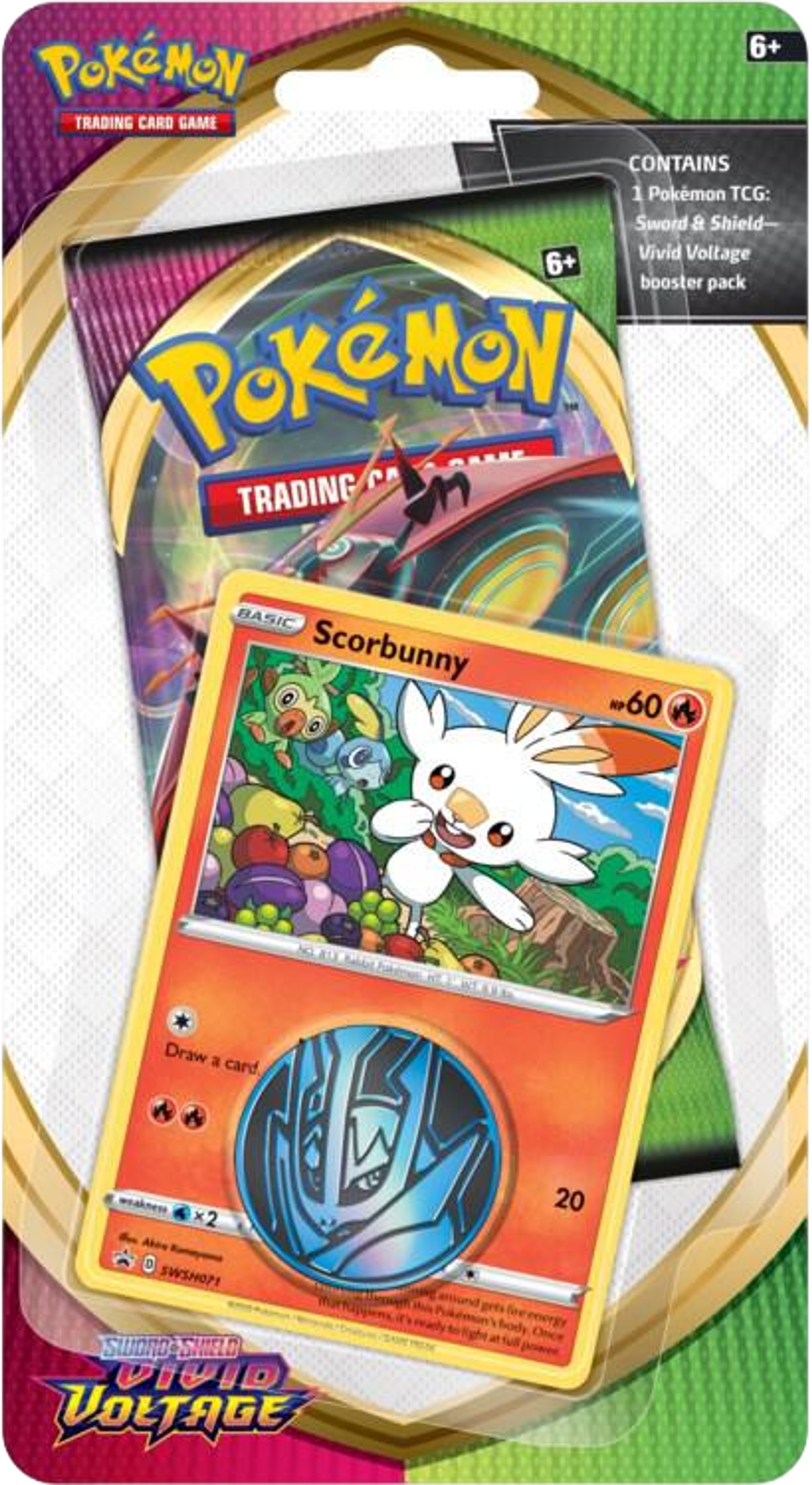 Product image for Vivid Voltage Single Pack Blister [Scorbunny]