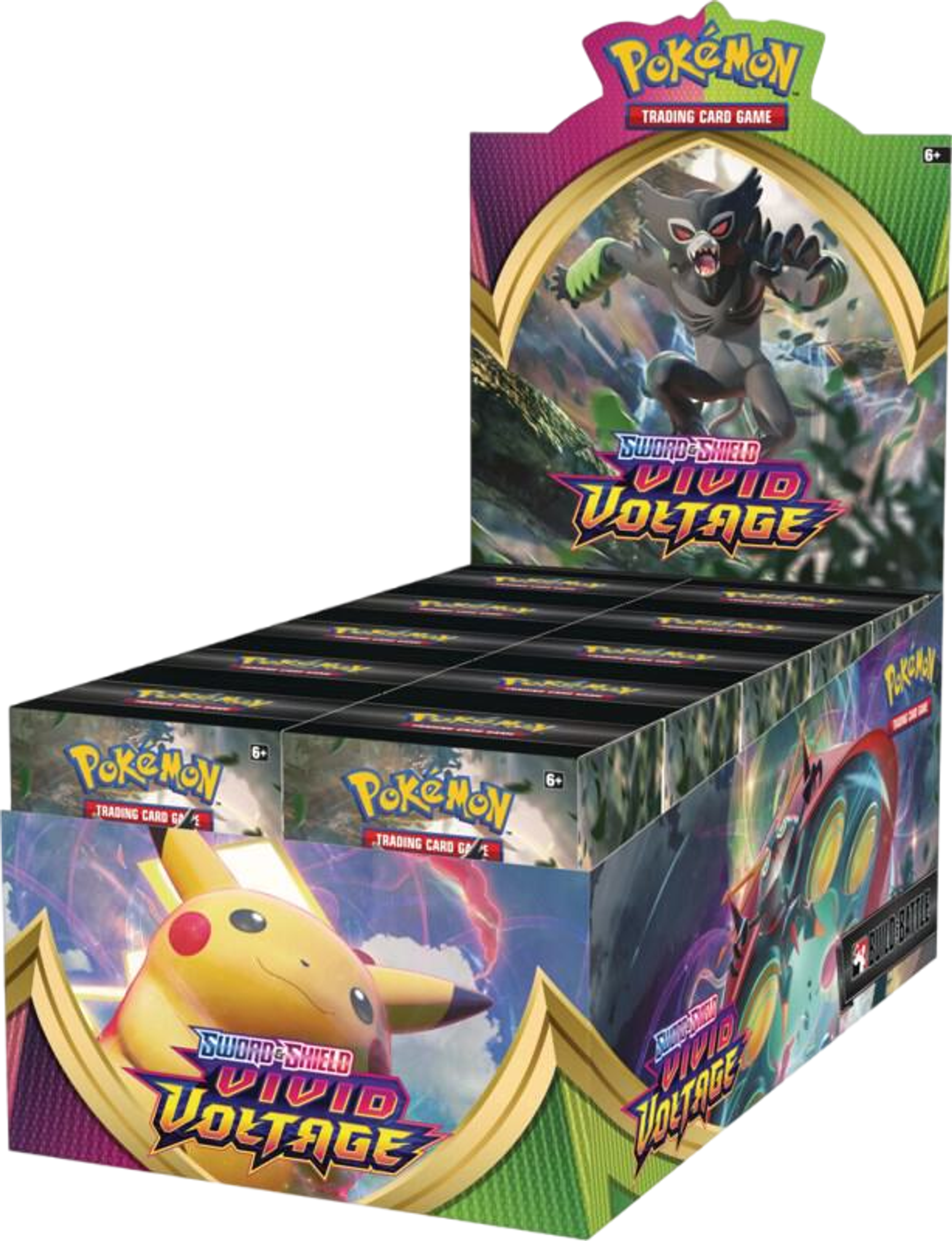 Product image for Vivid Voltage Build & Battle Box Display