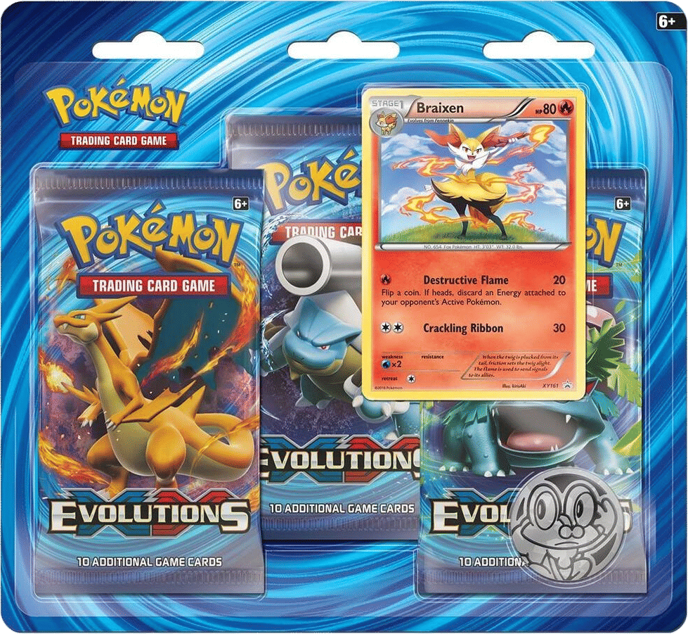 Tripack Évolutions : Roussil — XY - Evolutions — Pokemon