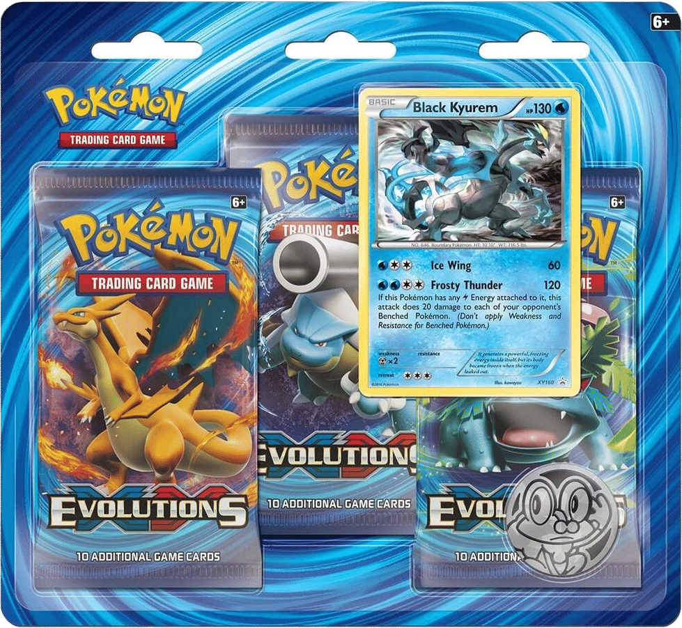 Tripack Évolutions : Kyurem Noir — XY - Evolutions — Pokemon