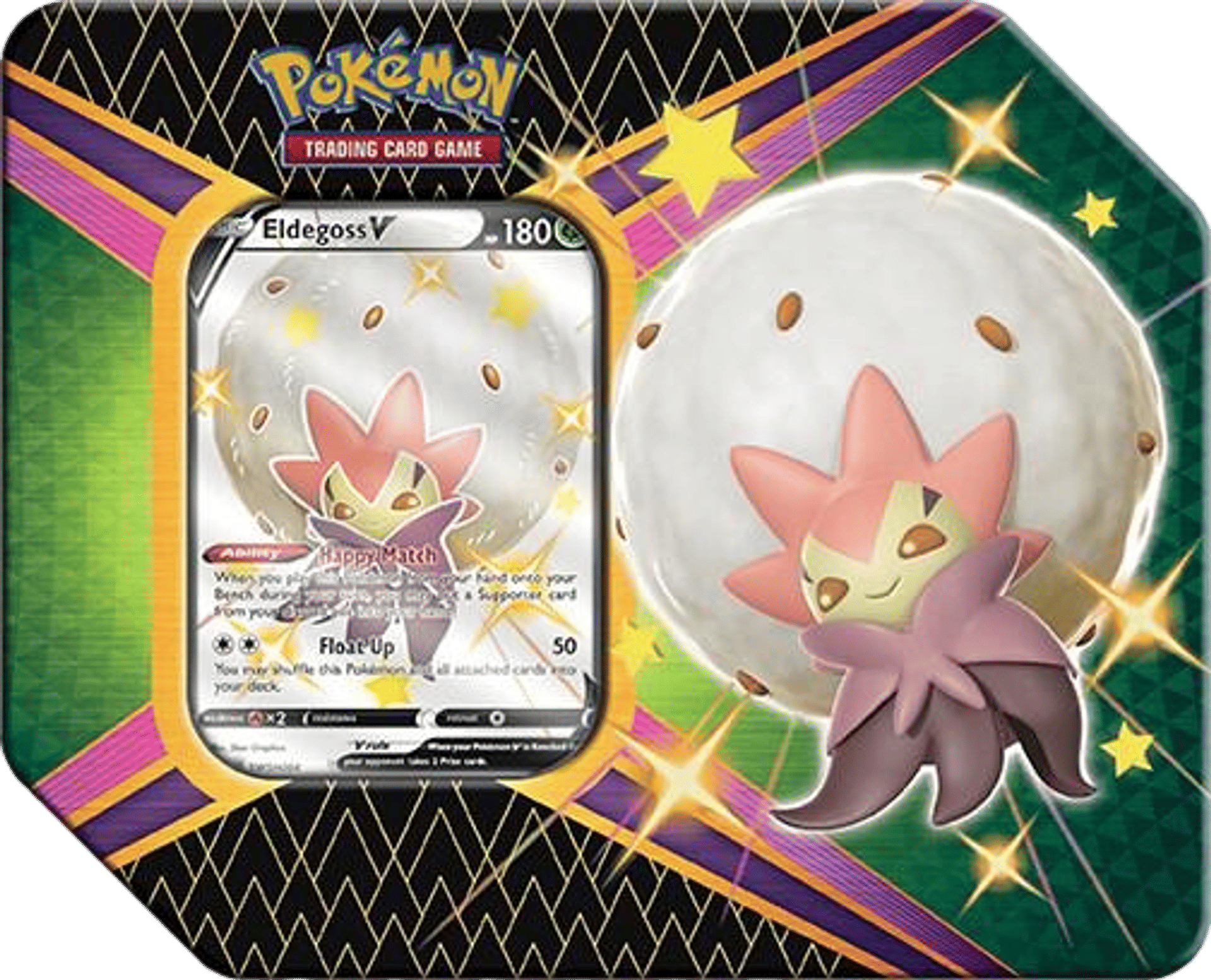 Shining Fates V Tin [Eldegoss V] from Shining Fates - Pokémon
