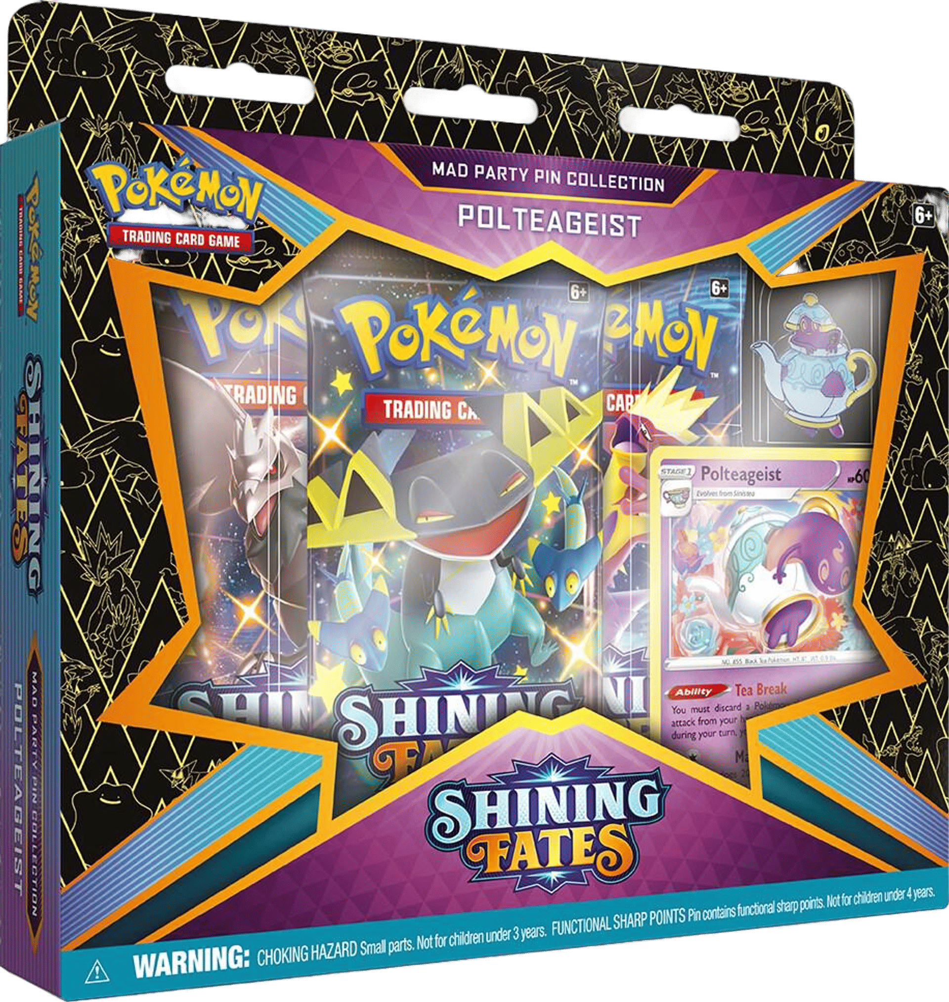 Product image for Shining Fates Mad Party Pin Collection [Polteageist]
