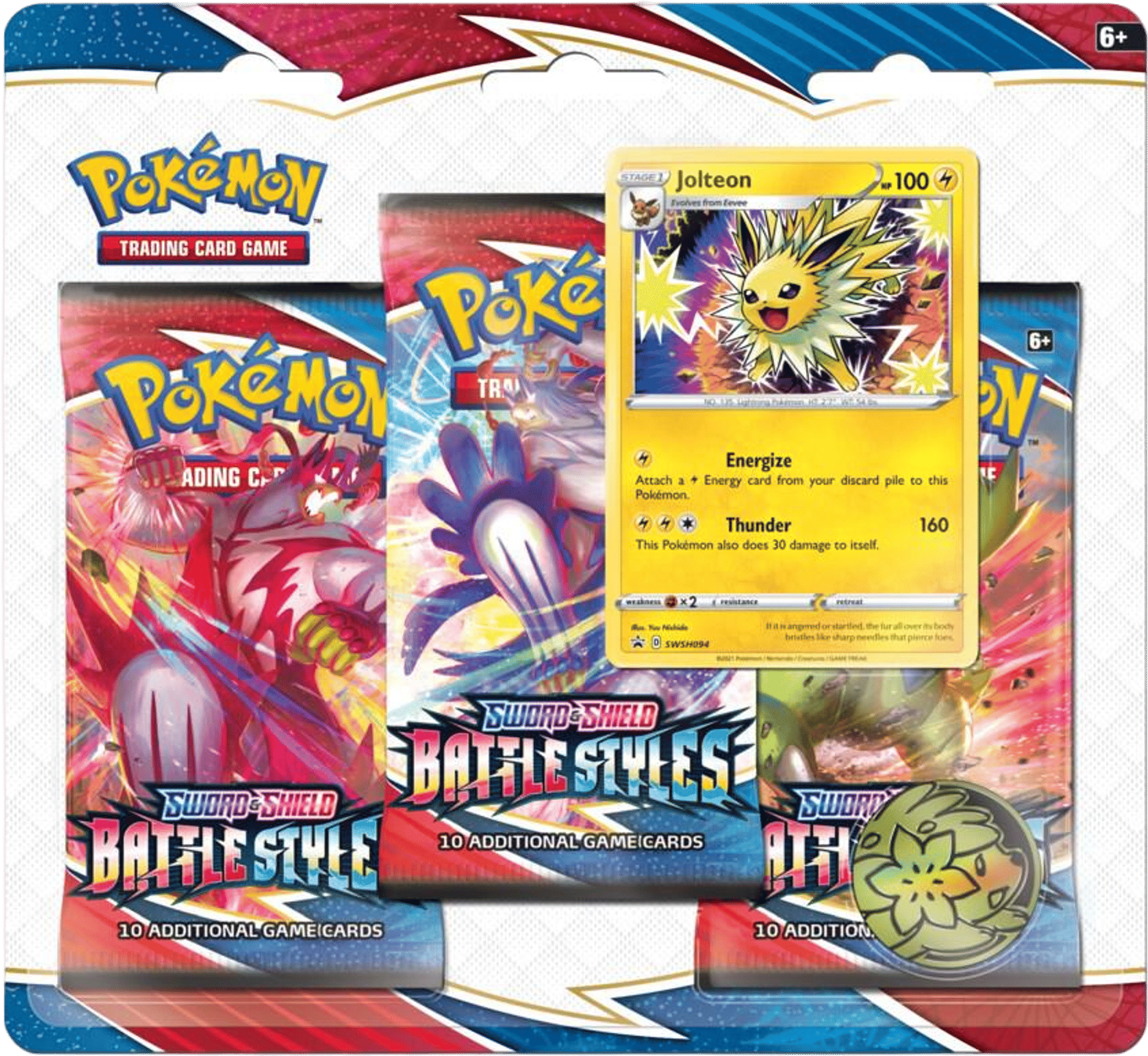 Product image for Blister 3-Pack de Styles de Combat: Jolteon
