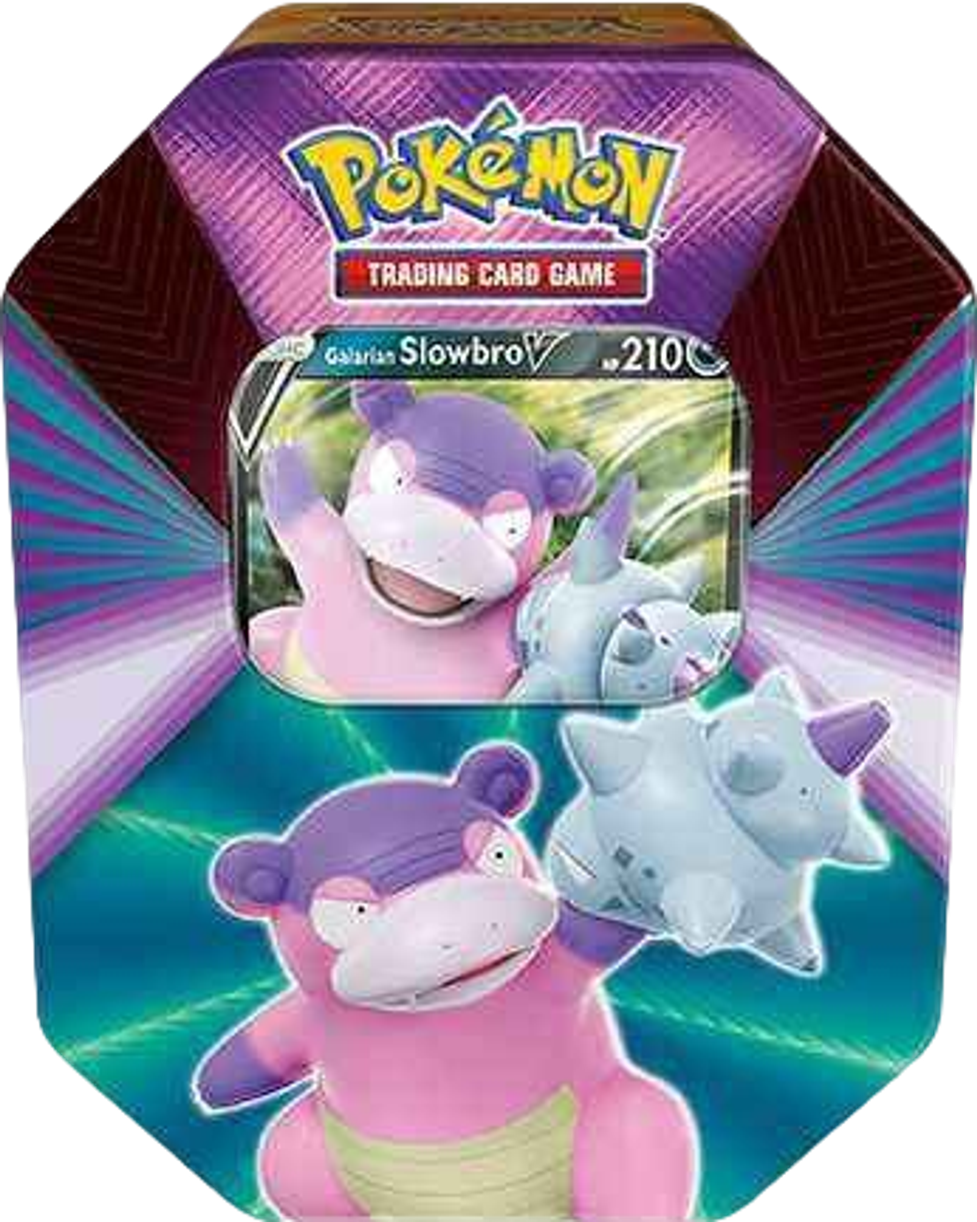V Forces Tin [Galarian Slowbro V] from Miscellaneous Cards & Products - Pokémon