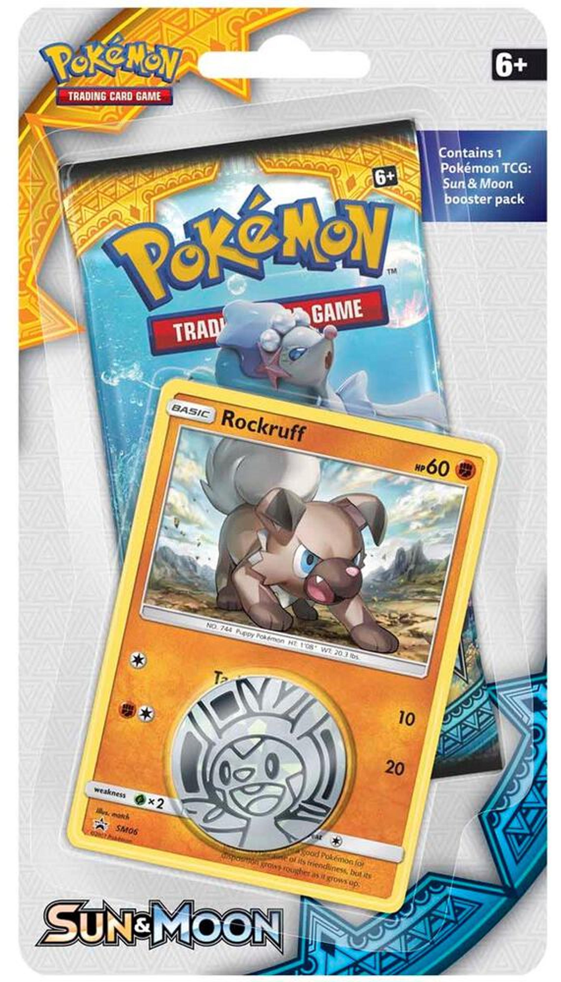 Sun & Moon Single Blister Pack [Rockruff] — SM Base Set — Pokemon