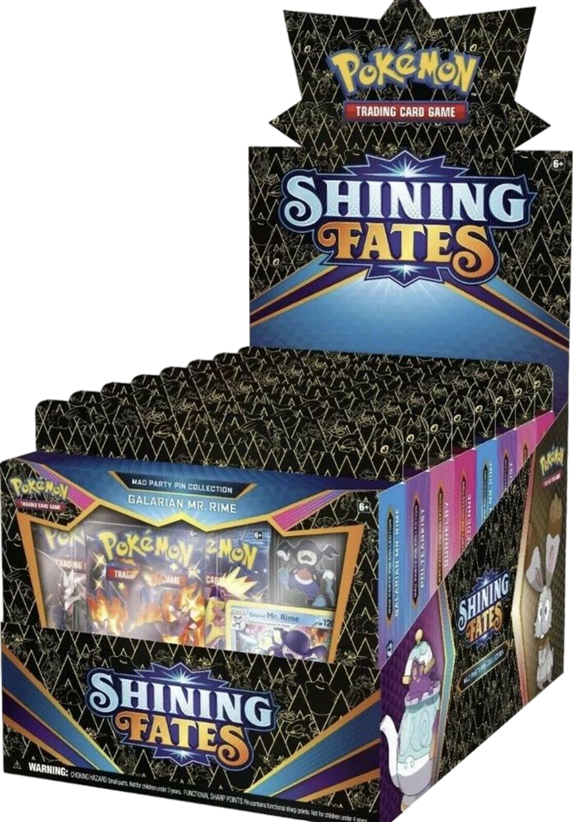 Product image for Shining Fates Mad Party Pin Collection Display