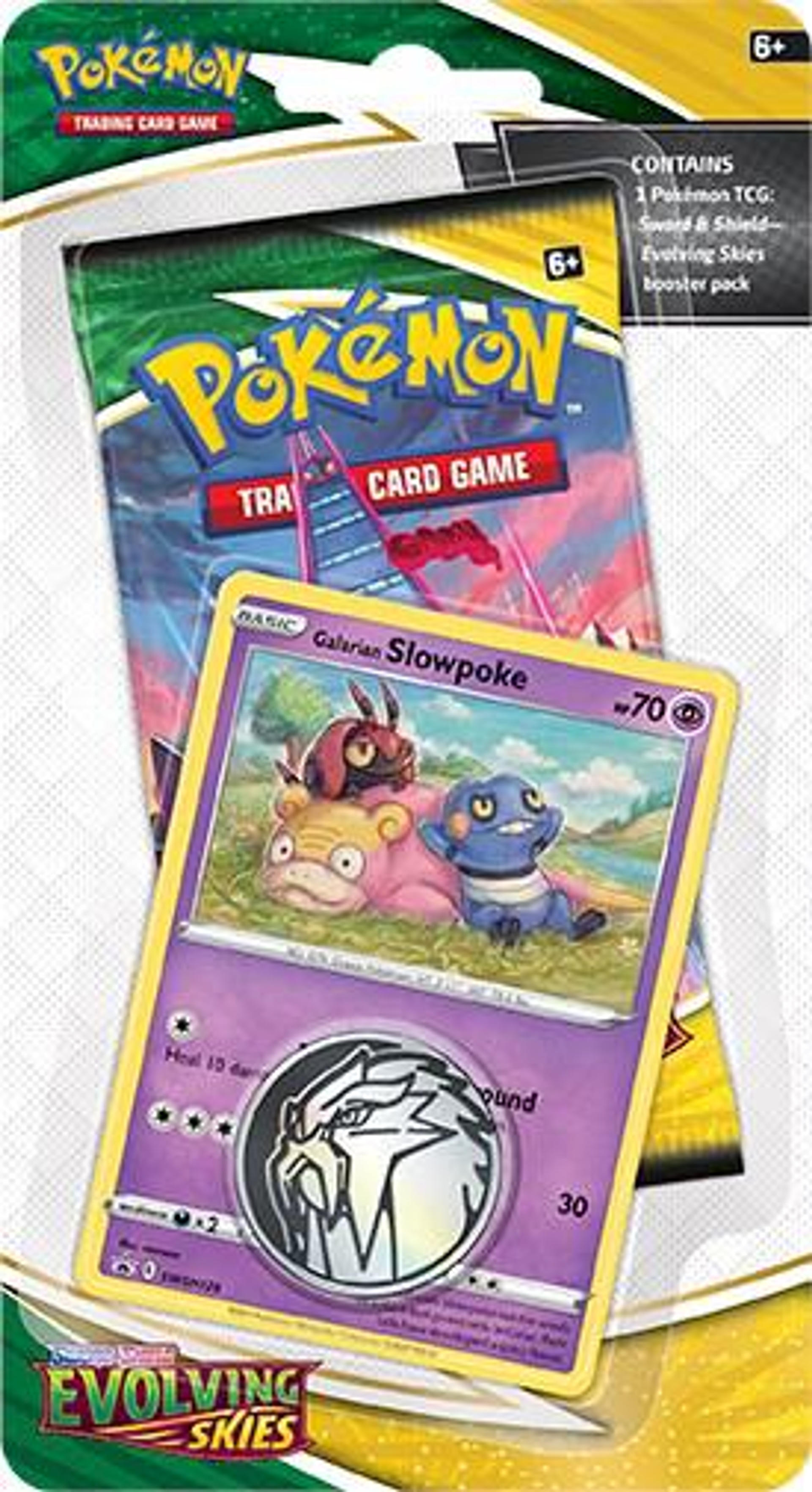 Product image for Evolving Skies Single Pack Blister [Galarian Slowpoke]