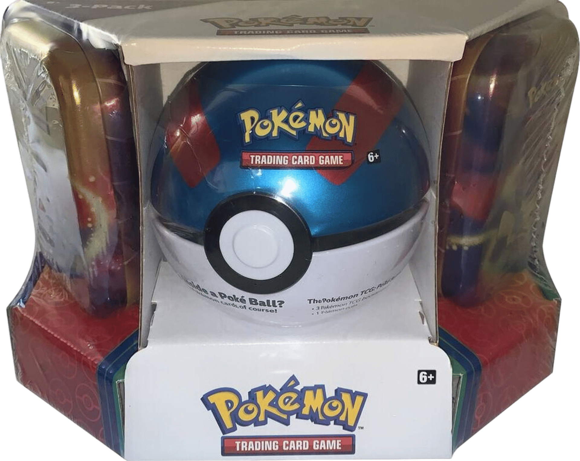 Pokemon - Poke Ball Tin + 2 Kanto Power Mini Tins - Great Ball from Miscellaneous Cards & Products - Pokémon