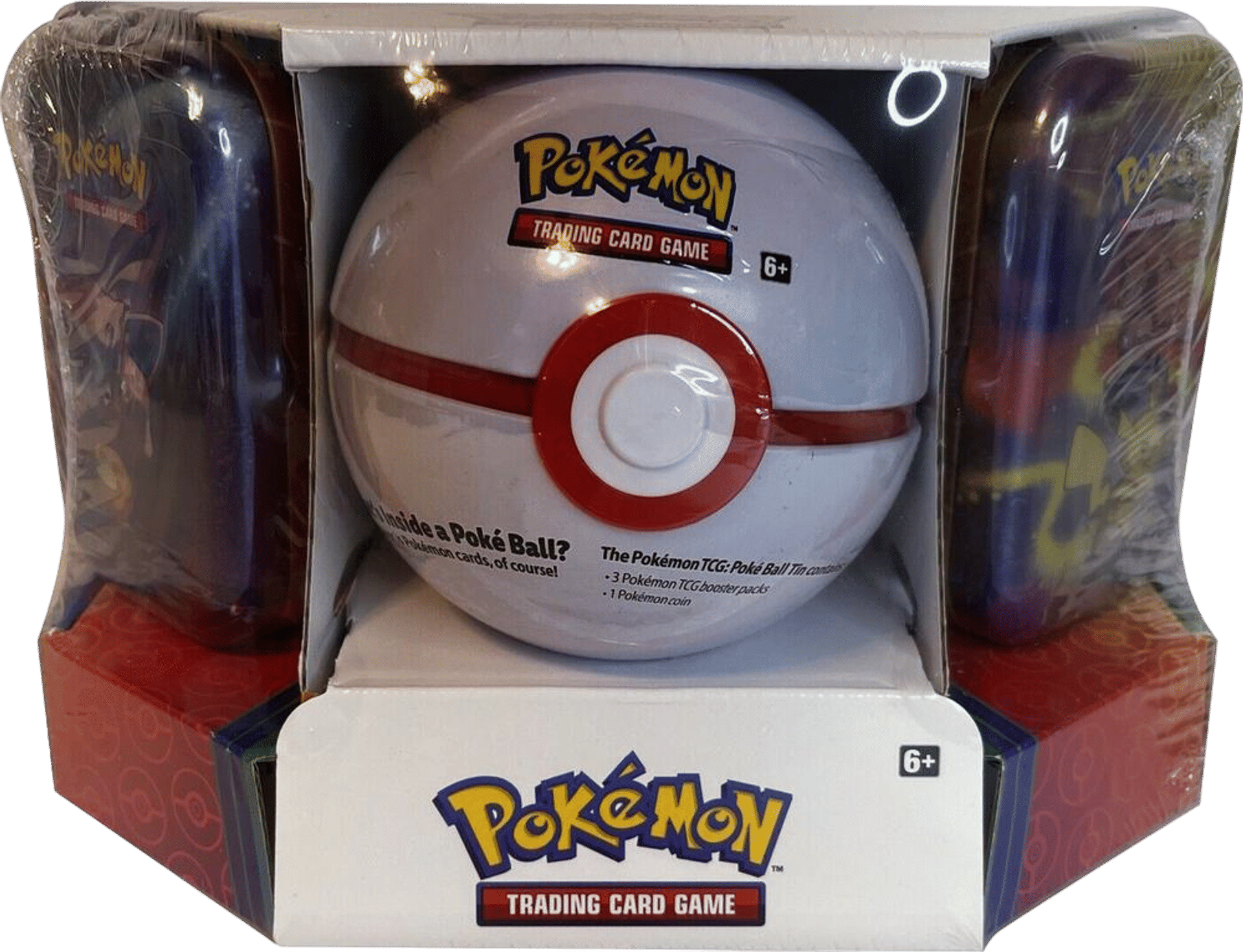 Pokemon - Poke Ball Tin + 2 Kanto Power Mini Tins - Premier Ball from Miscellaneous Cards & Products - Pokémon