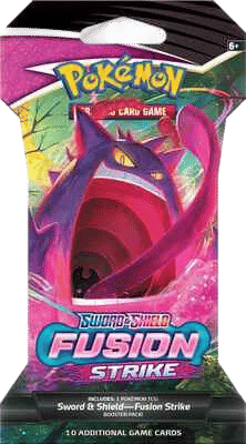 Fusion Strike Sleeved Booster Pack — SWSH08: Fusion Strike — Pokemon