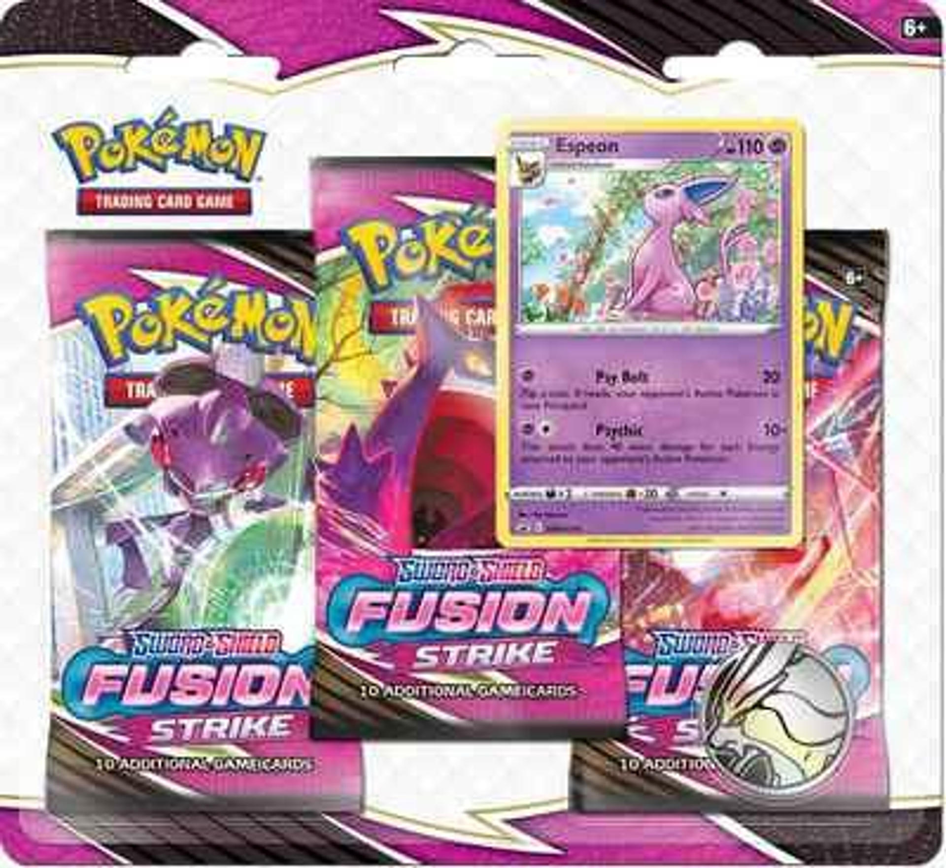 Product image for Fusion Strike 3 Pack Blister [Espeon]