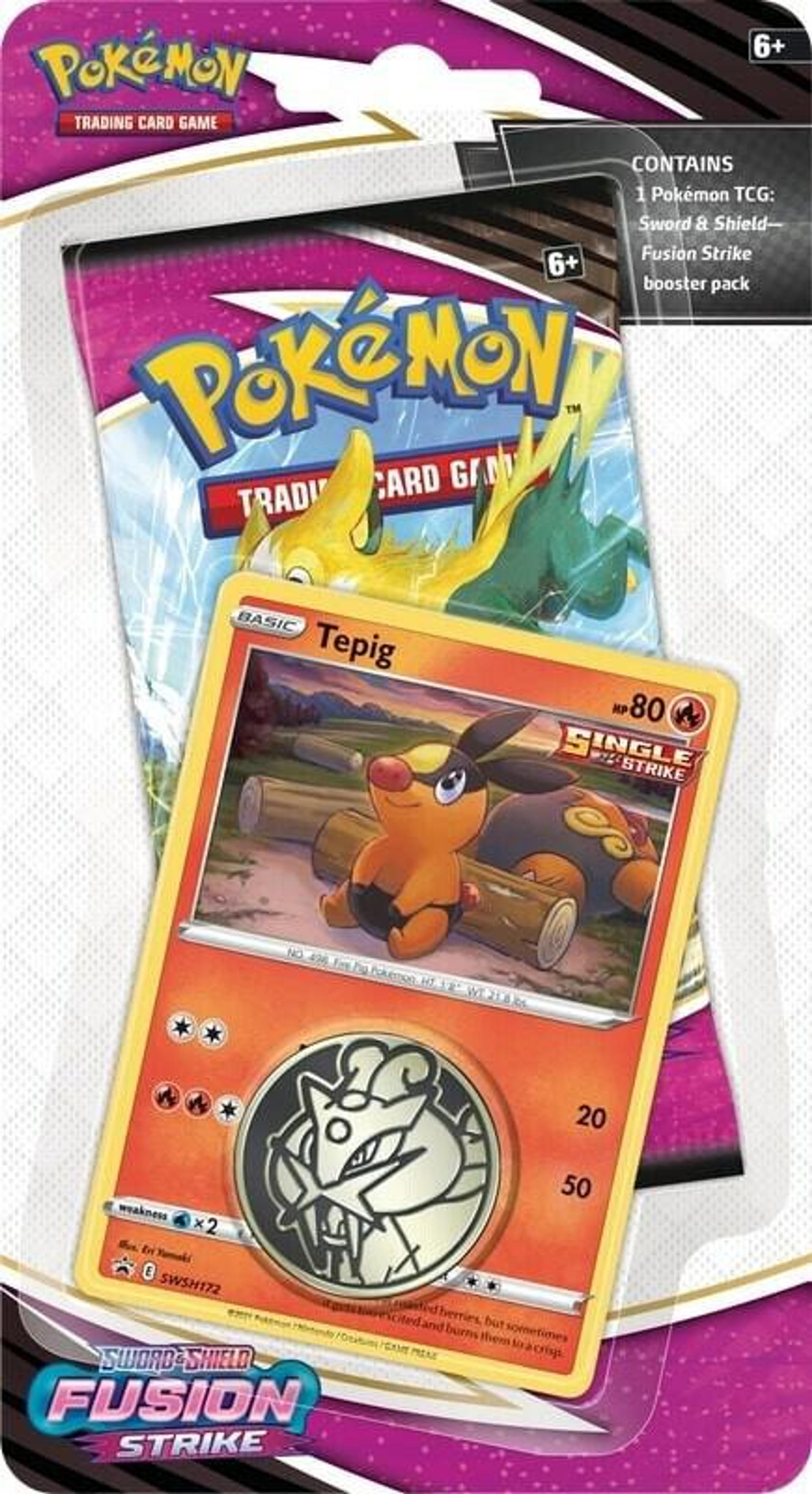 Product image for Fusion Strike Single Pack Blister [Tepig]