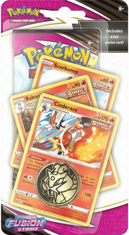 Premium Checklane Blister Poing de Fusion : Pyrobut — SWSH08: Fusion Strike — Pokemon