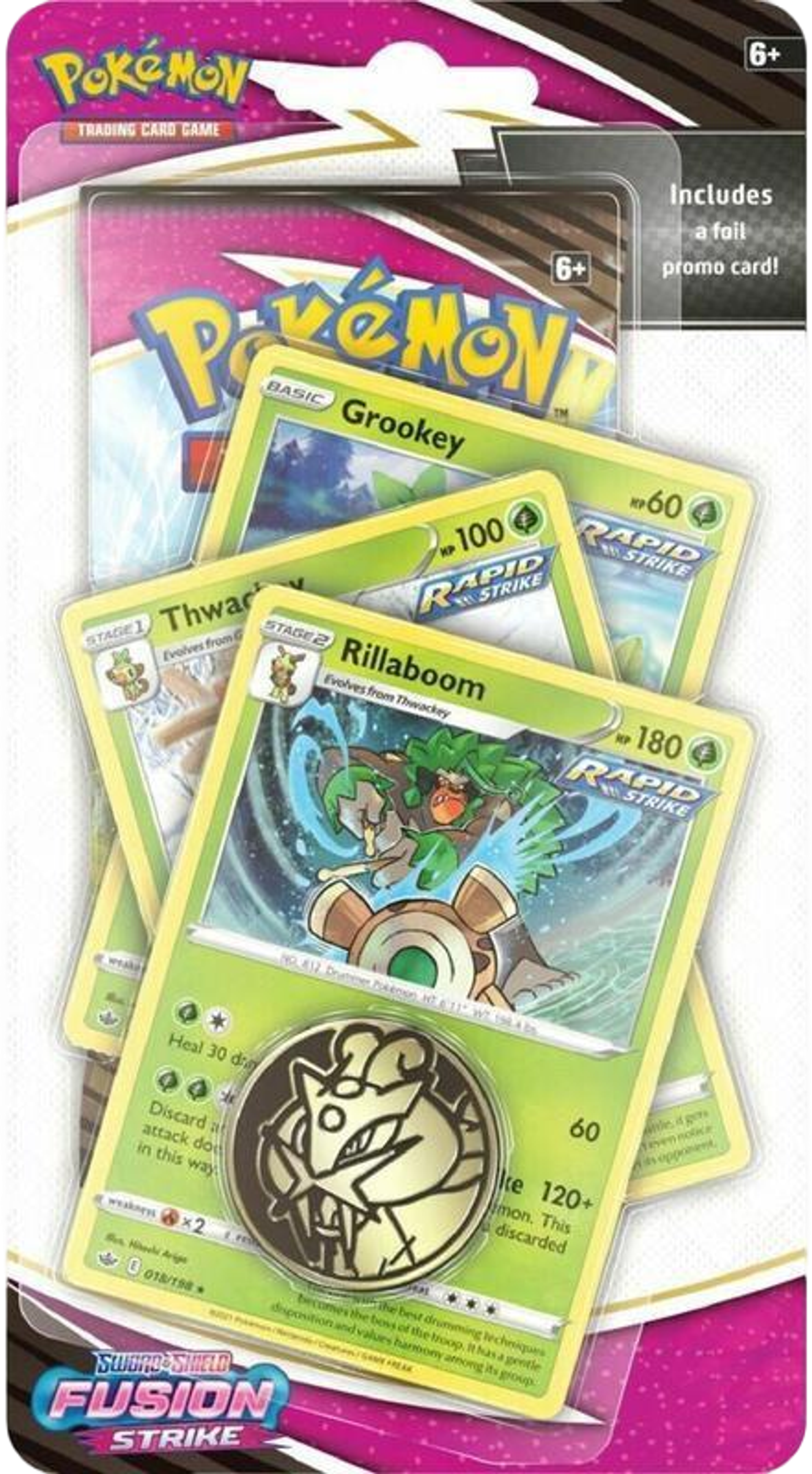 Product image for Fusion Strike Premium Checklane Blister [Rillaboom]