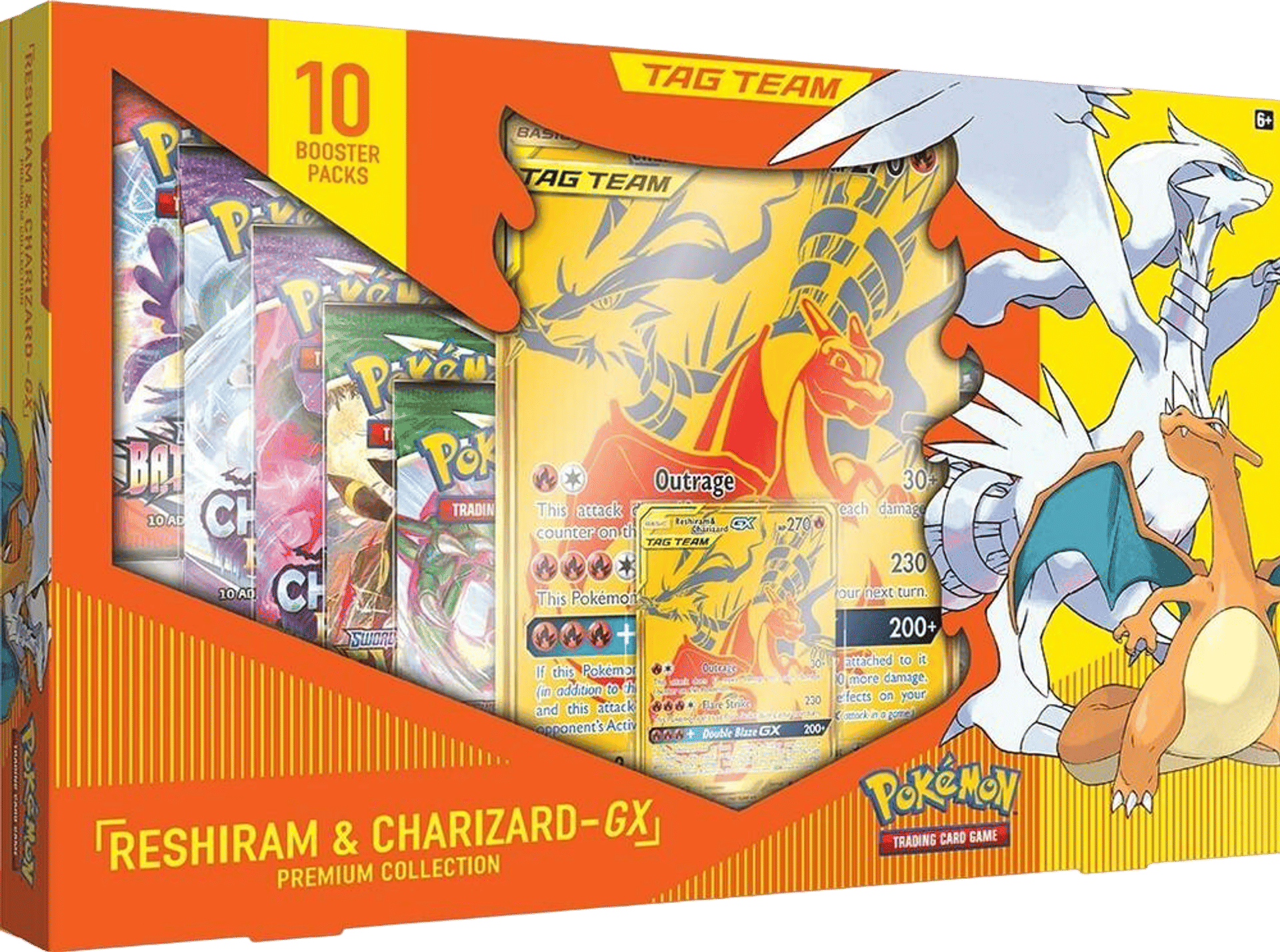 Reshiram & Charizard GX Premium Collection from Miscellaneous Cards & Products - Pokémon