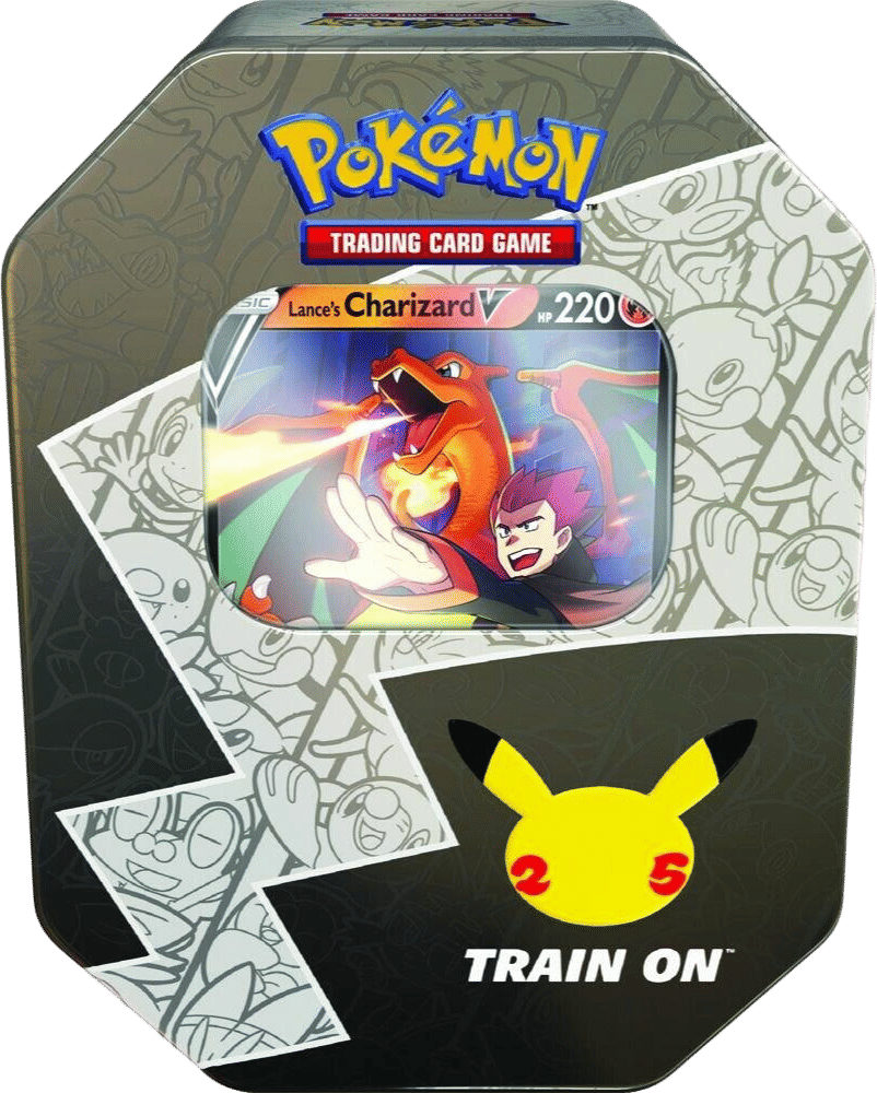 Pokemon Celebrations International Tin [Lance's Charizard V] — Celebrations — Pokemon