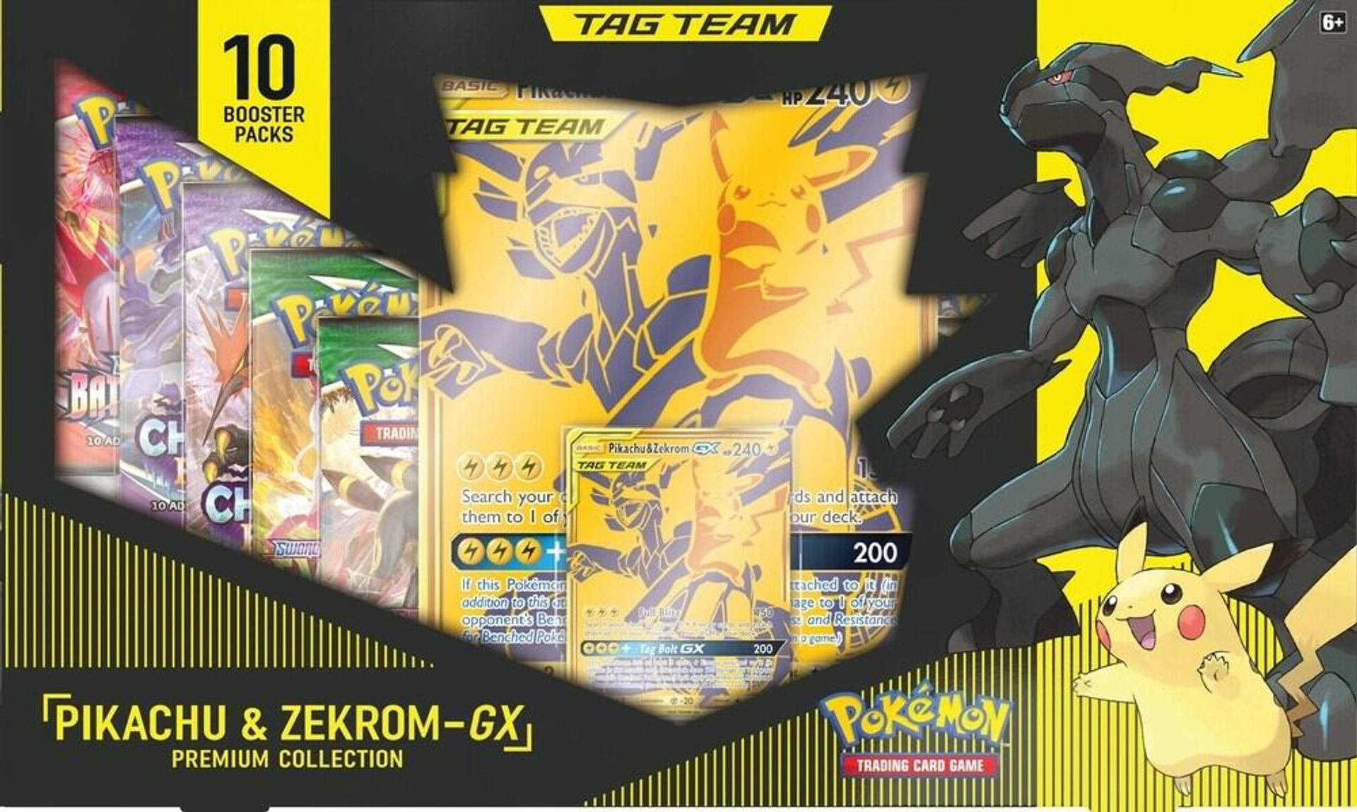 Pikachu & Zekrom GX Premium Collection from Miscellaneous Cards & Products - Pokémon