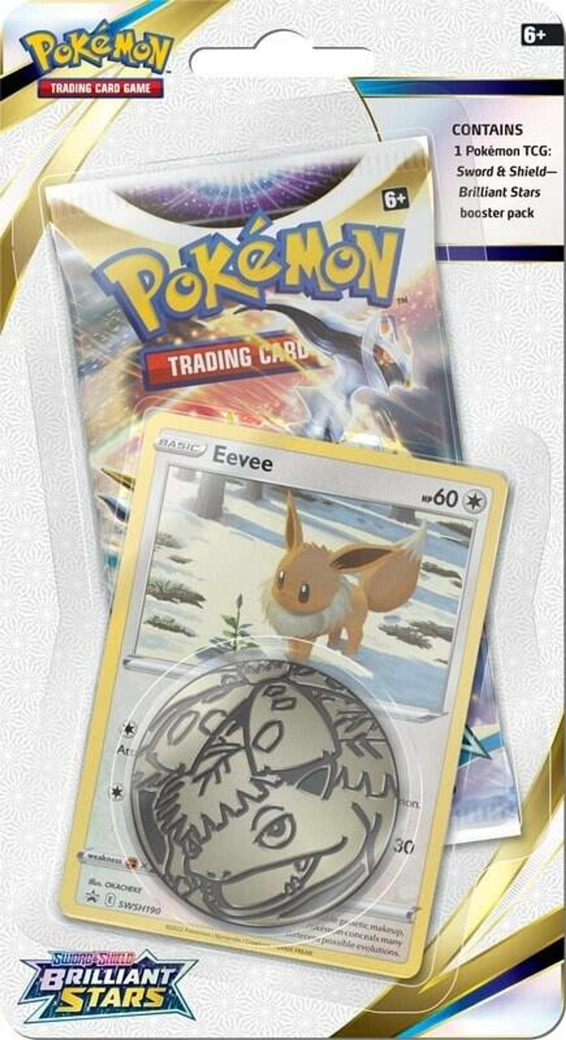 Blister 1-Pack de Stars Étincelantes: Évoli — SWSH09: Brilliant Stars — Pokemon