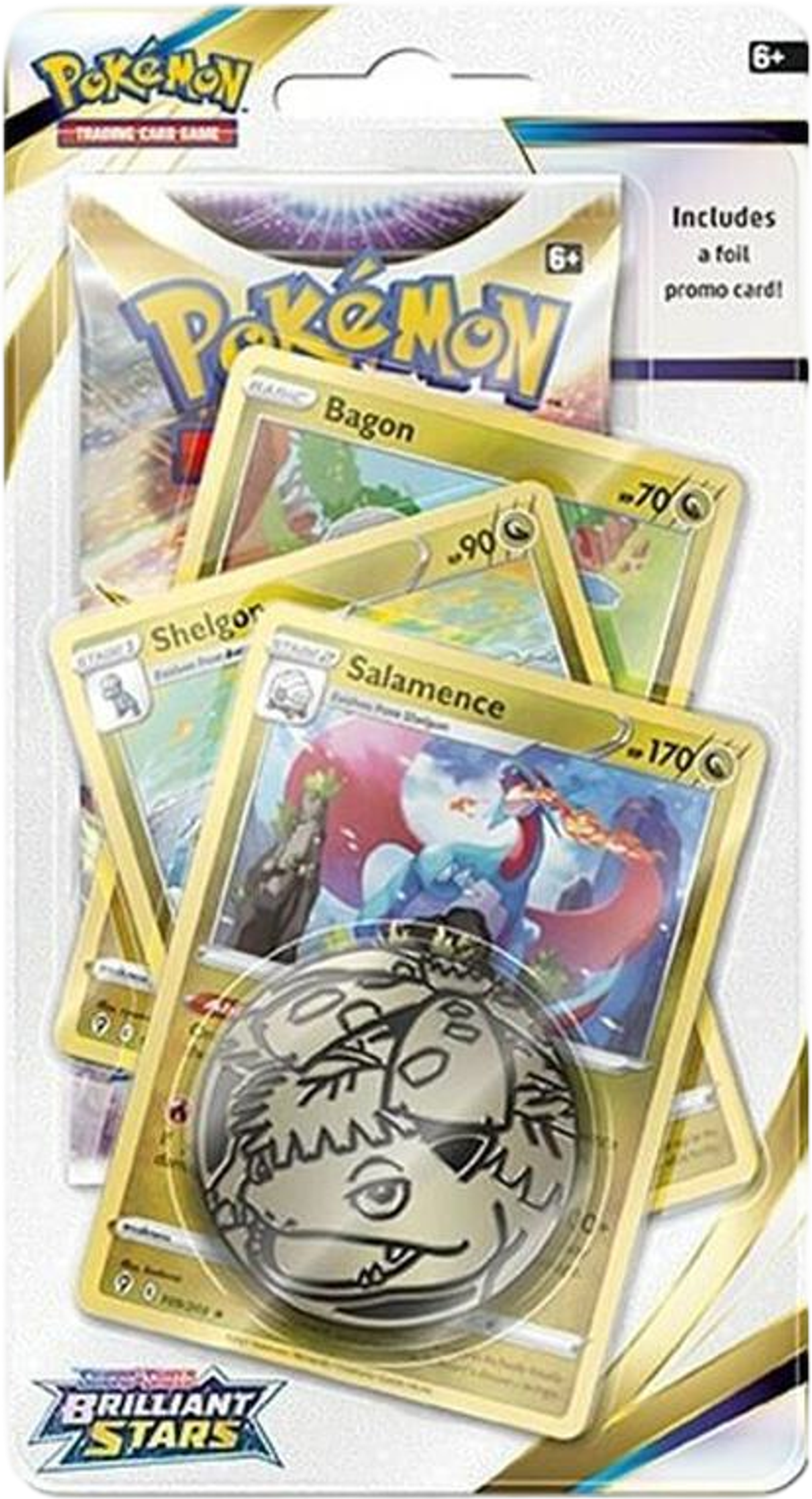 Premium Checklane Blister de Stars Étincelantes: Drattak — SWSH09: Brilliant Stars — Pokemon