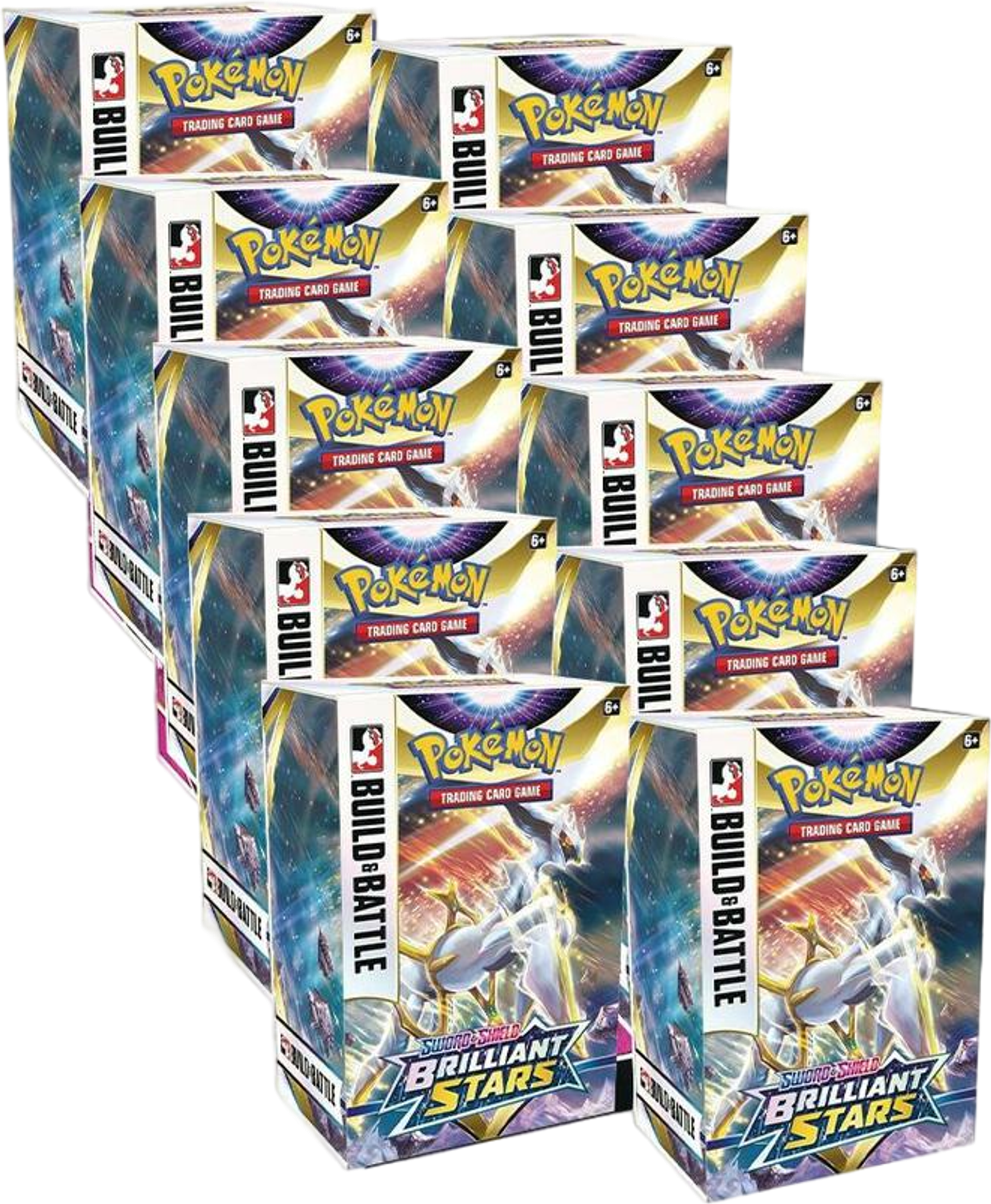 Brilliant Stars Build & Battle Box Display from SWSH09: Brilliant Stars - Pokémon