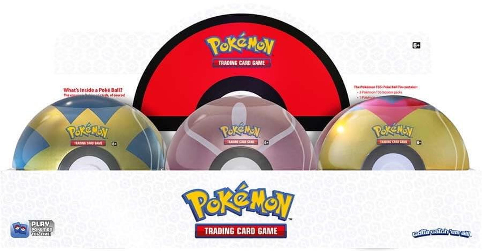 Poke Ball Tin Display (Q2 2022) from Miscellaneous Cards & Products - Pokémon
