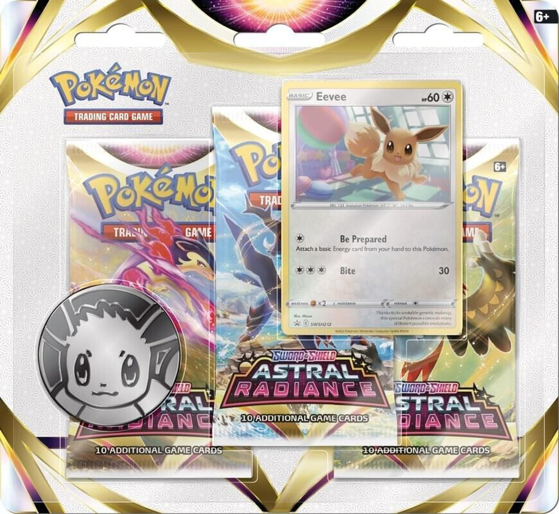 Product image for Astral Radiance 3 Pack Blister [Eevee]