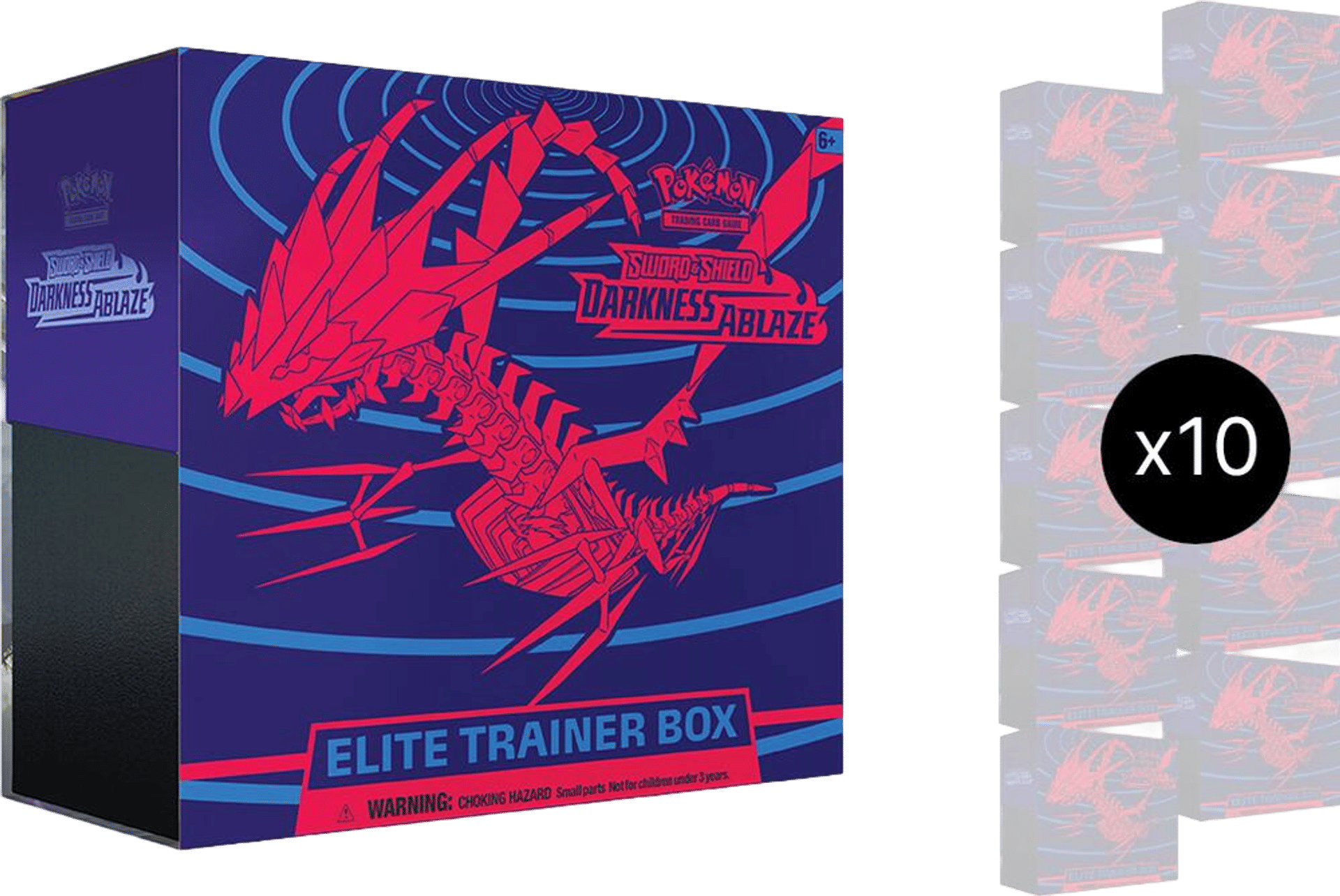 Darkness Ablaze Elite Trainer Box Case from SWSH03: Darkness Ablaze - Pokémon