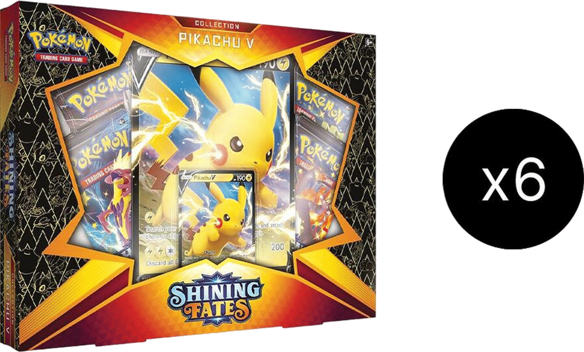 Product image for Shining Fates Collection Pikachu V Case