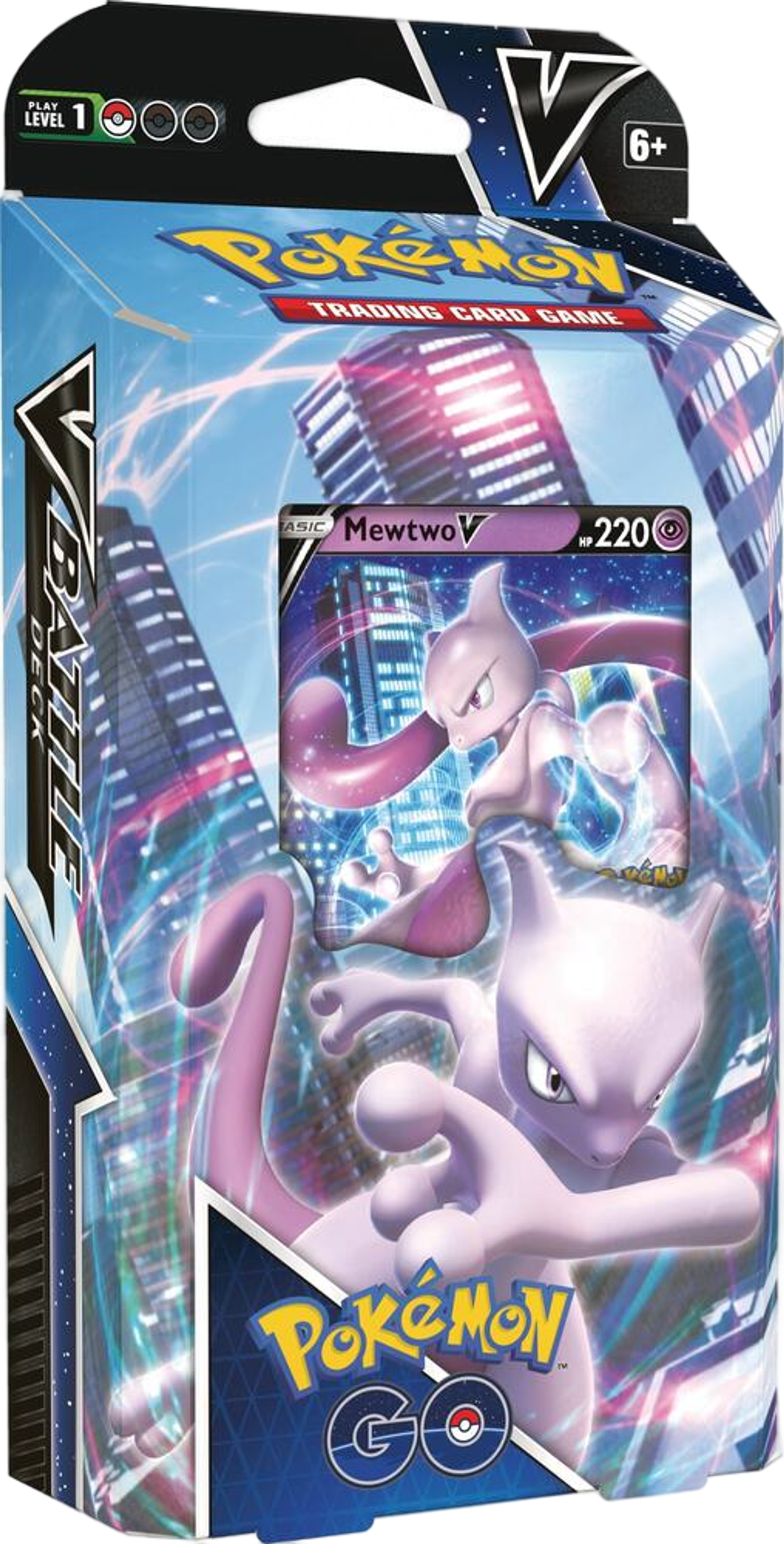 V Battle Deck [Mewtwo V] from Pokemon GO - Pokémon