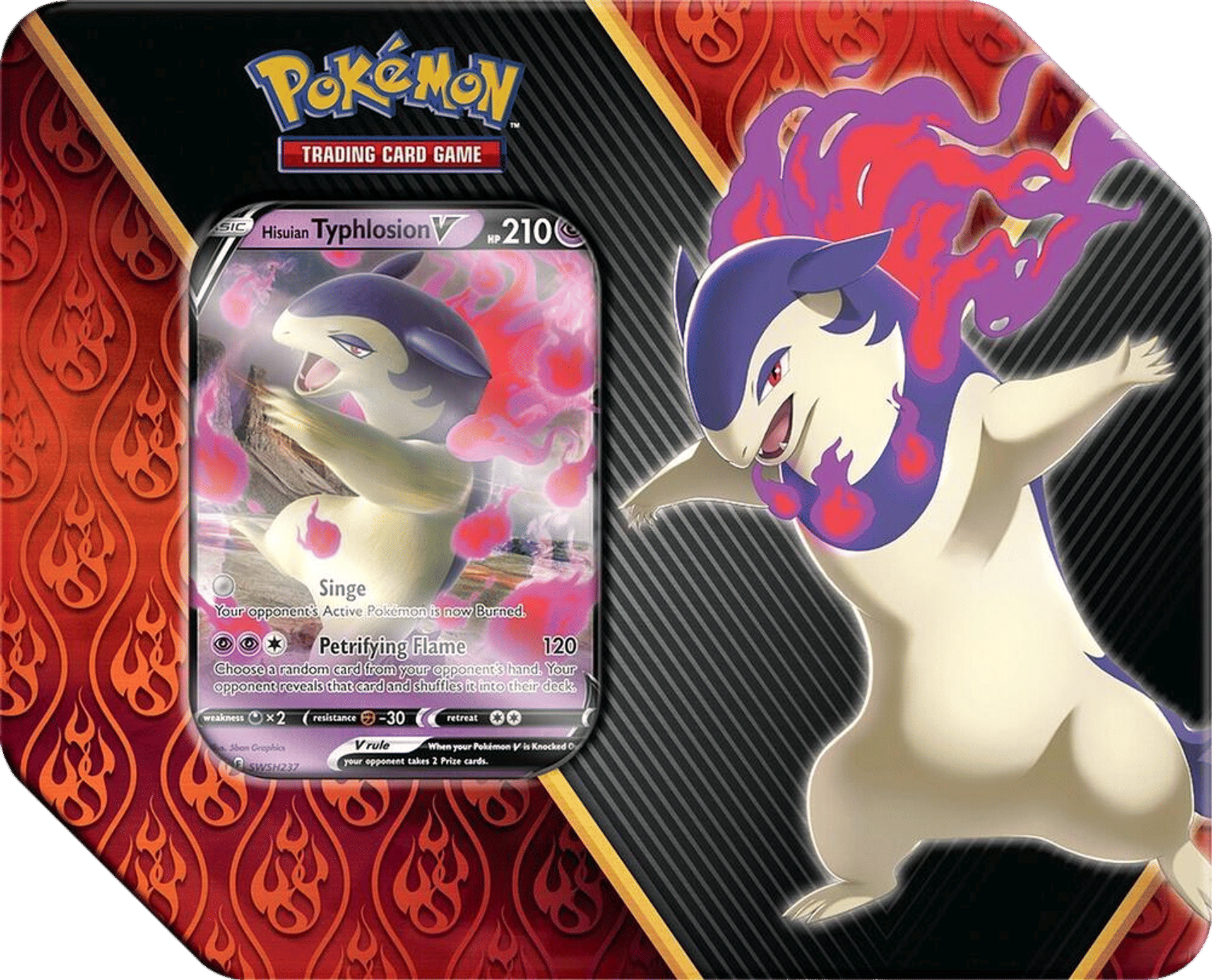Divergent Powers Tin [Hisuian Typhlosion V] from Miscellaneous Cards & Products - Pokémon